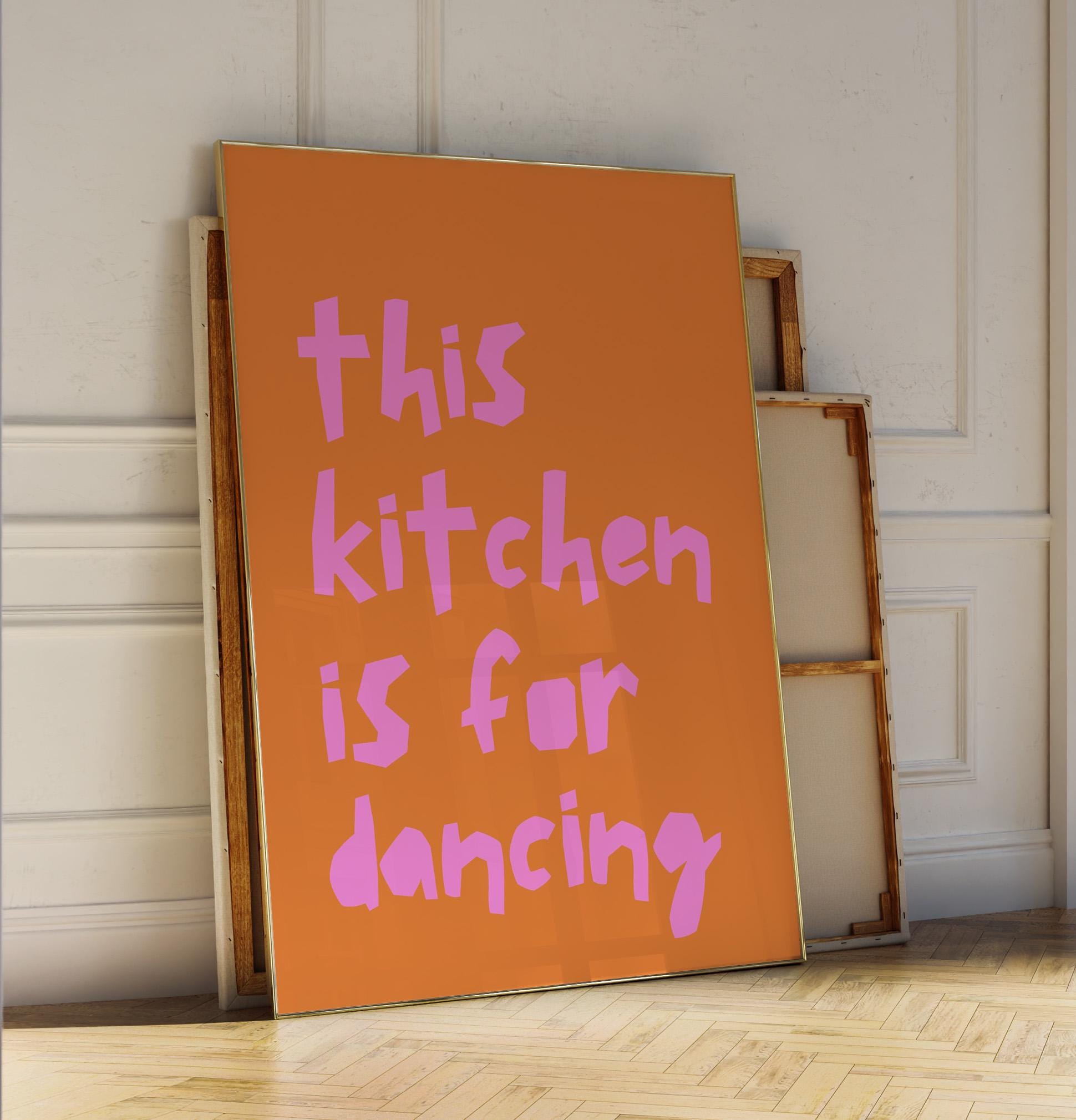Kitchen Dancing Poster