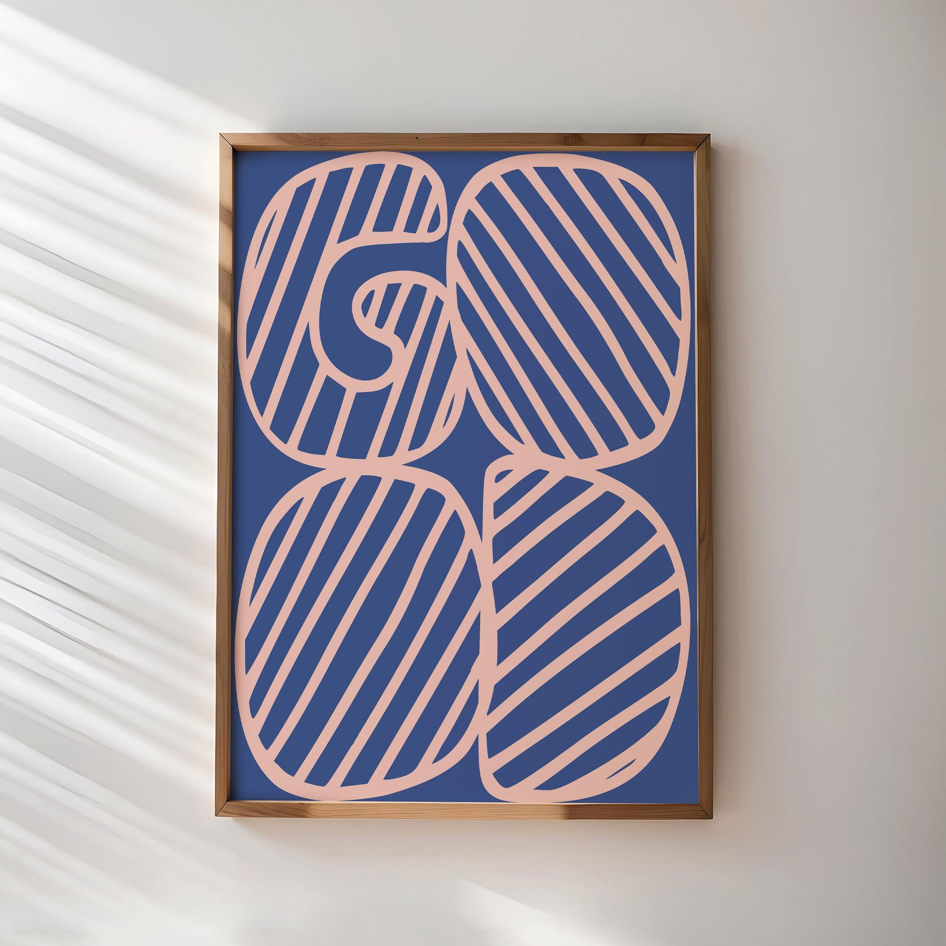 Good Poster| Blue And Pink | Modern Art | Room Decor | Typography Art | Wall Art | Living Room Decor | Present for Her