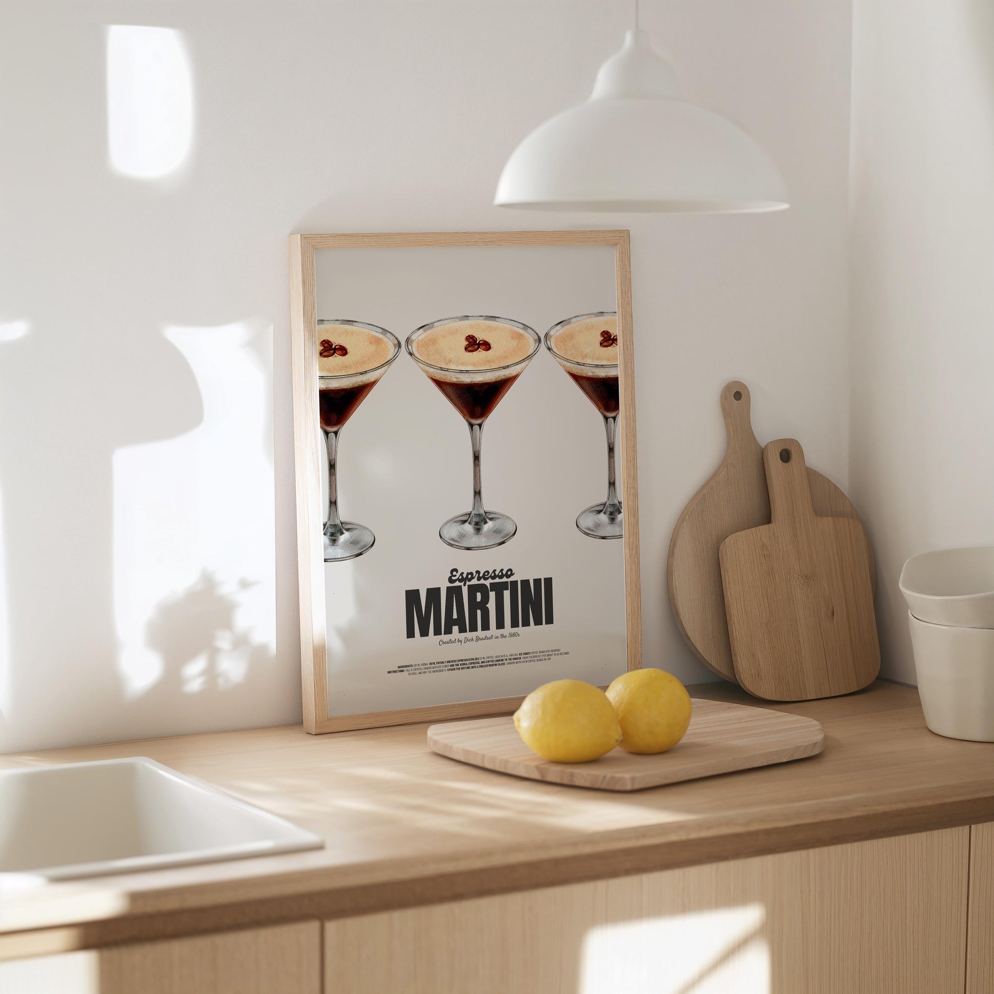 Espresso Martini Poster | modern elegance | chic design | sophisticated style | refreshing cocktail wall art | stylish print | bar decor
