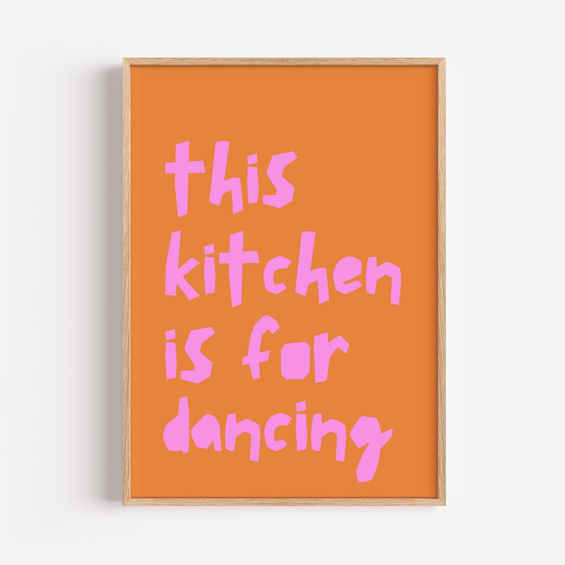 Kitchen Dancing Poster