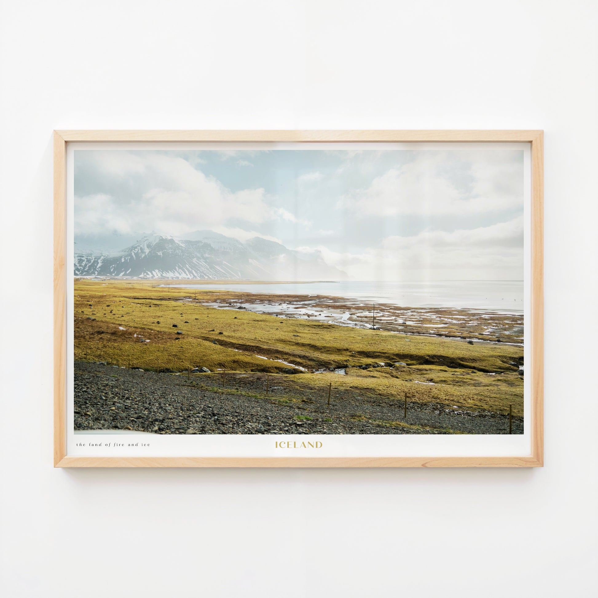Iceland Poster | Nordic Landscape Wall Art | Travel Photography Print | Nature Print for Home & Office | Gift for Adventure Lovers