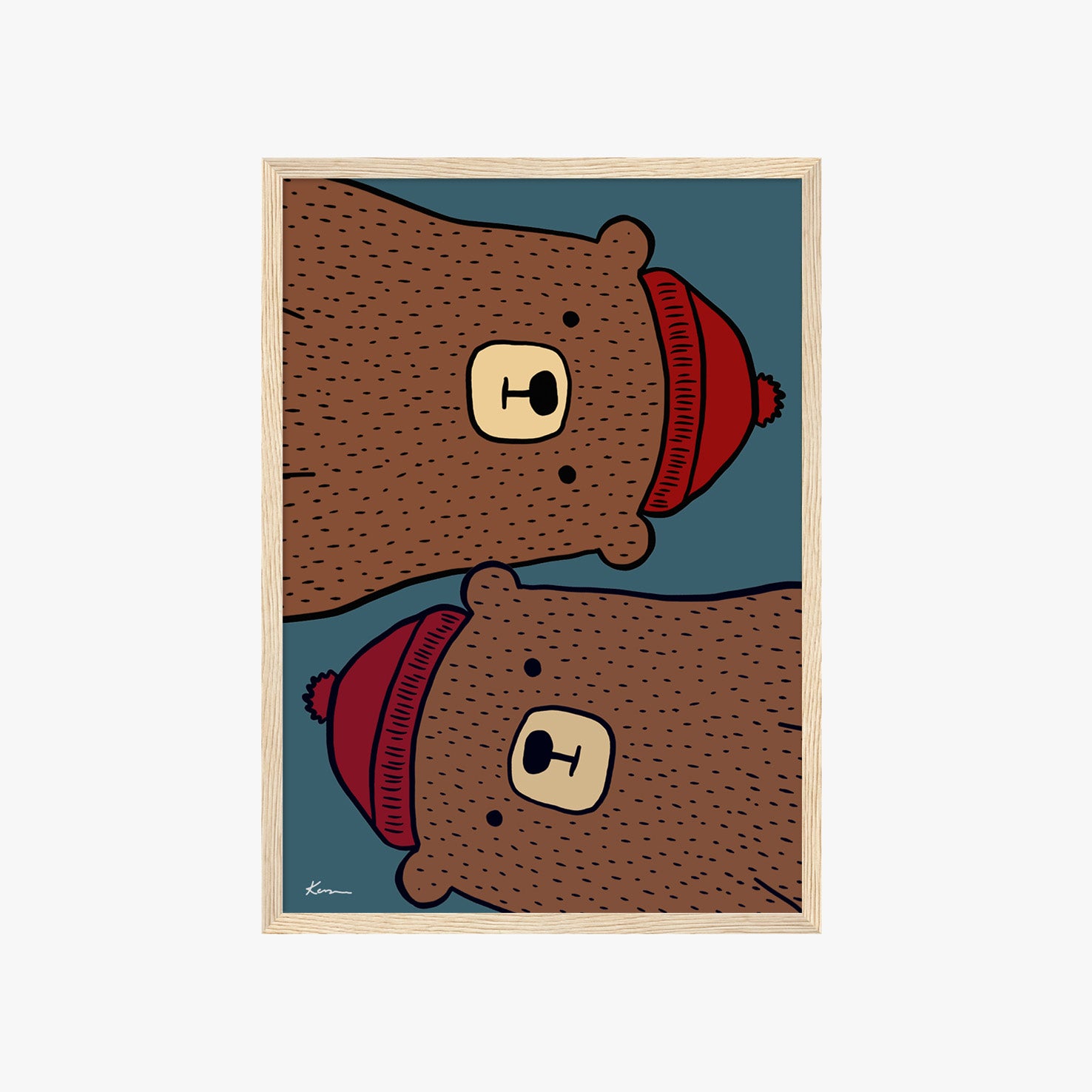 BÄREN DUO POSTER