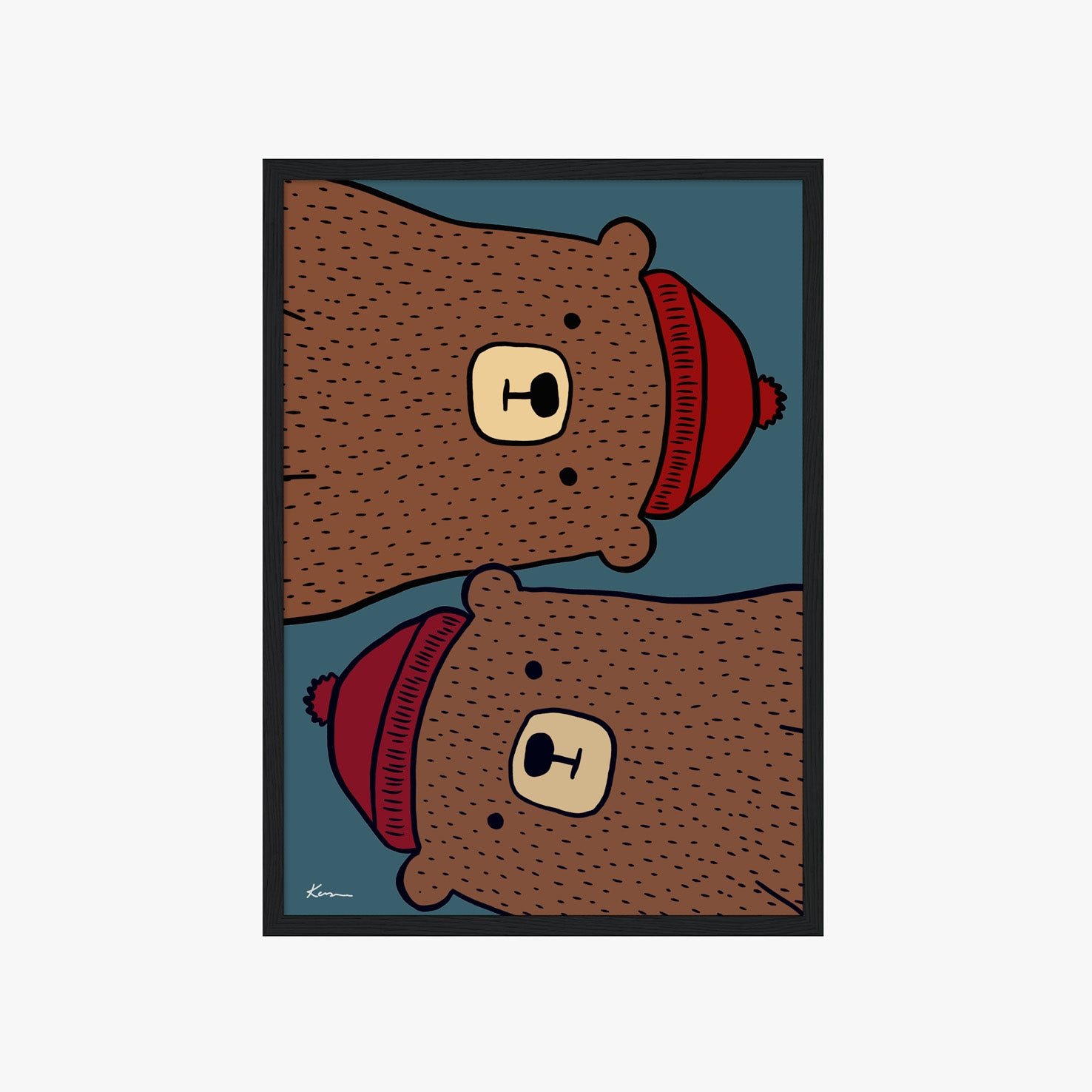 BÄREN DUO POSTER