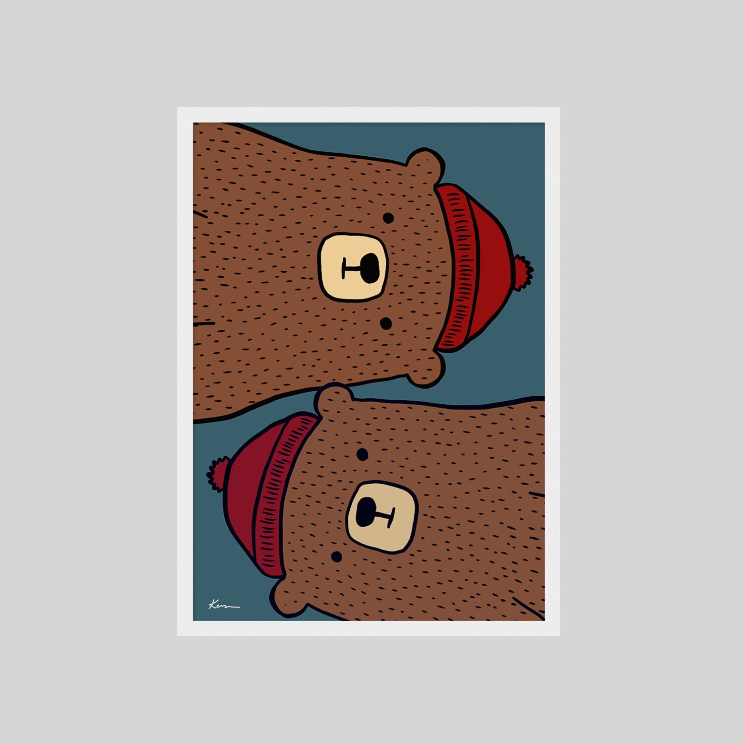 BÄREN DUO POSTER