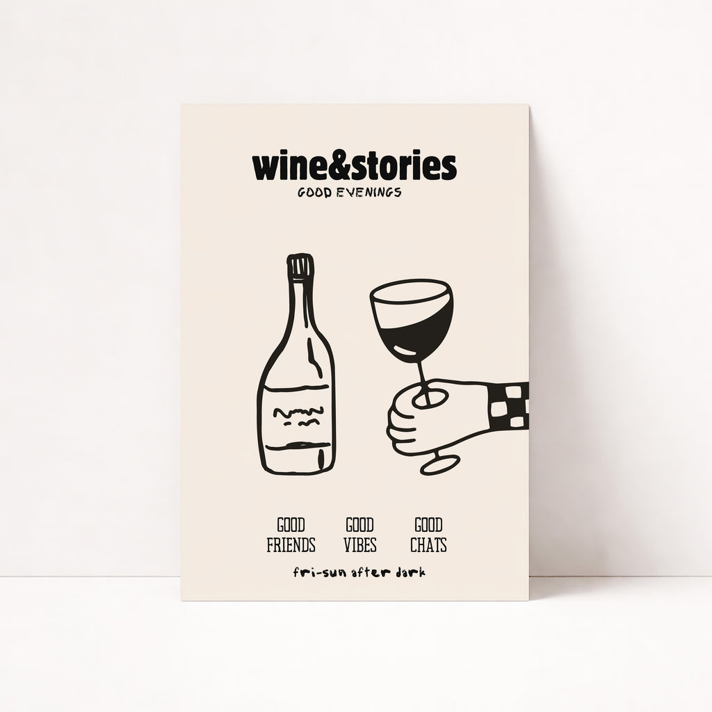 WINE & STORIES POSTER