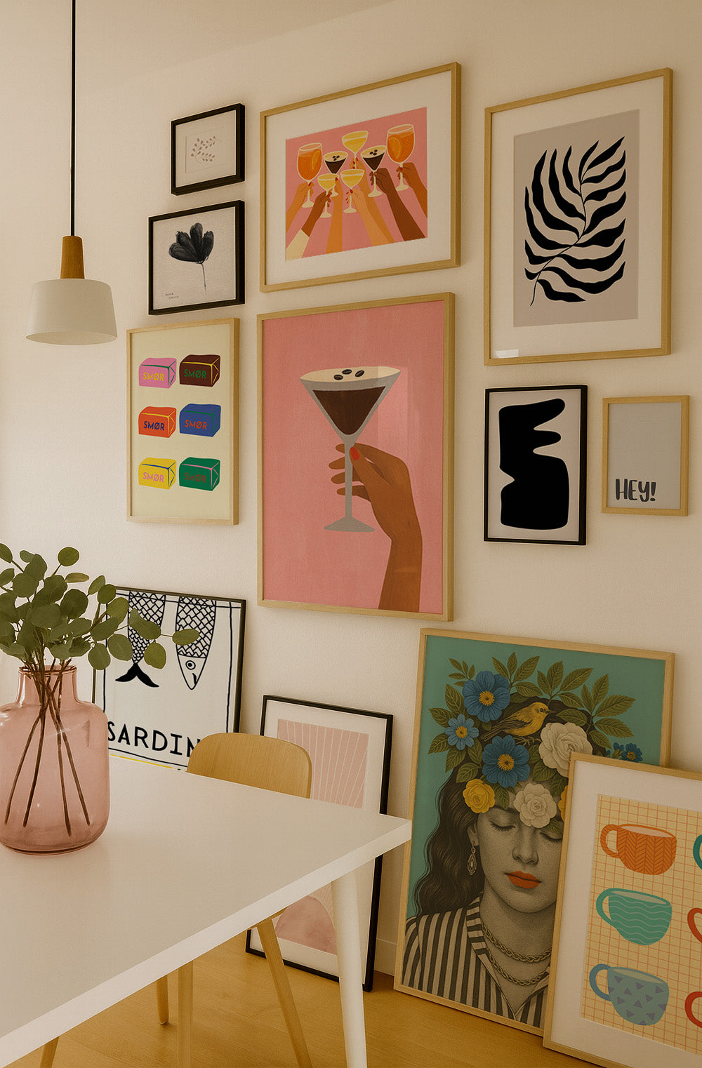Espresso Martini Poster – Retro Wandbild & Moderne Kunst für Küche, Wohnzimmer & Büro