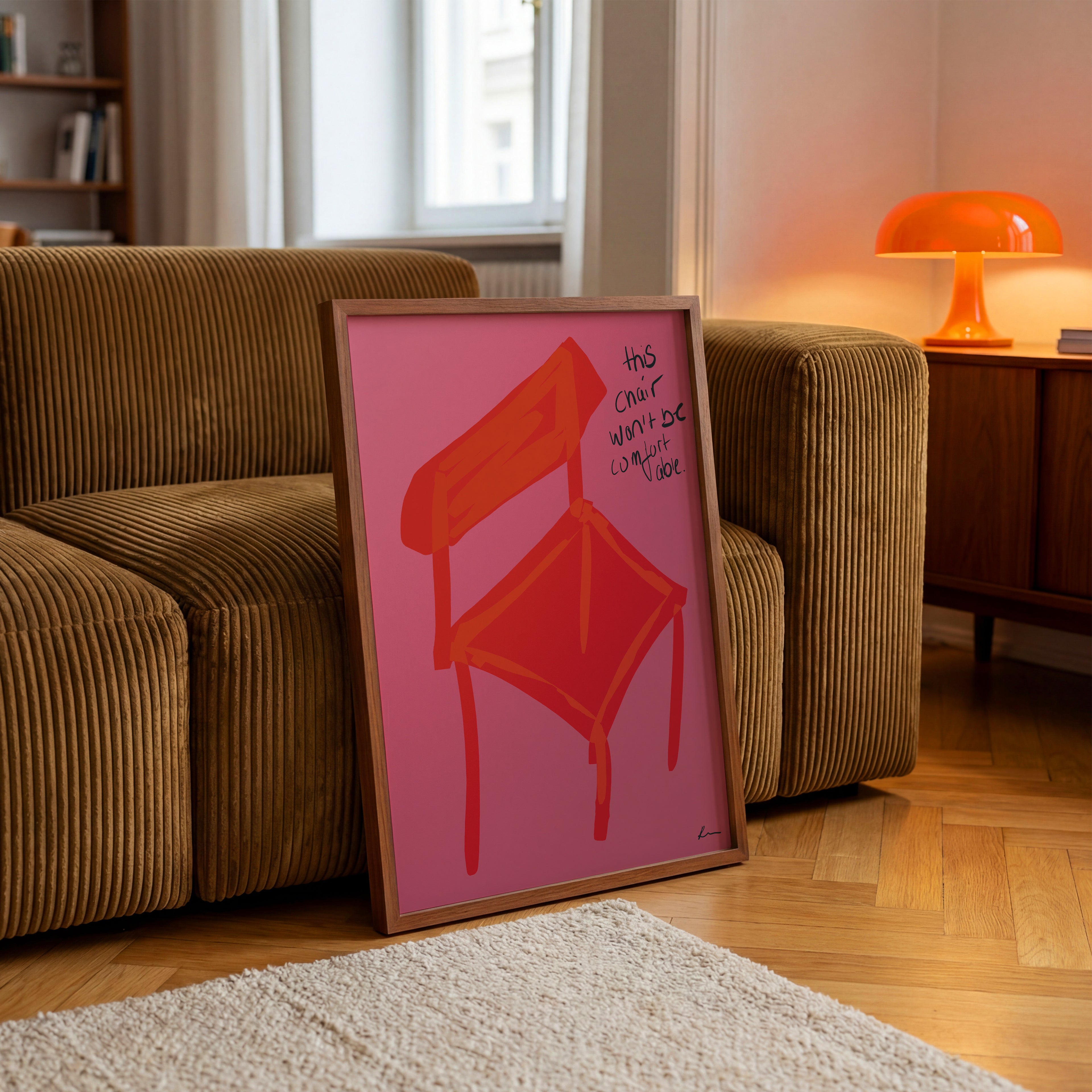 RED CHAIR POSTER