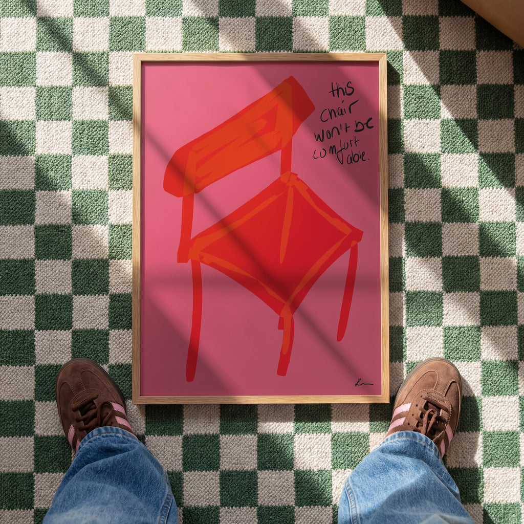 RED CHAIR POSTER