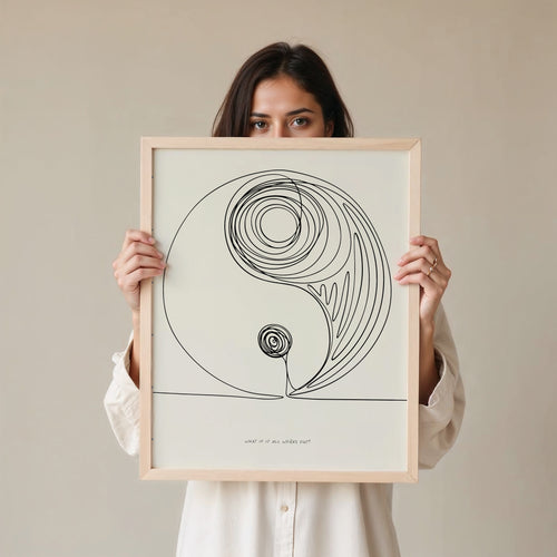 BALANCE LINE ART POSTER