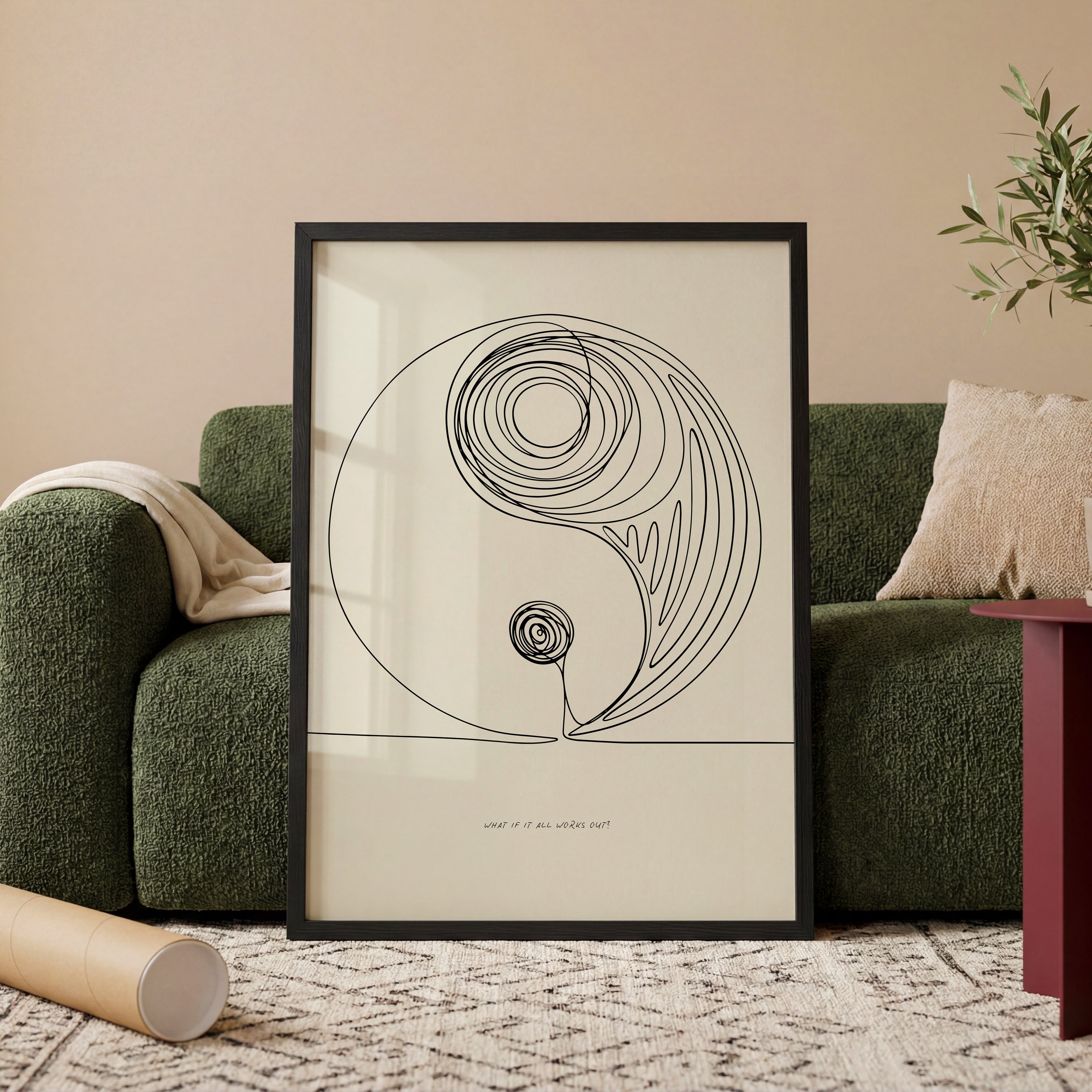 BALANCE LINE ART POSTER