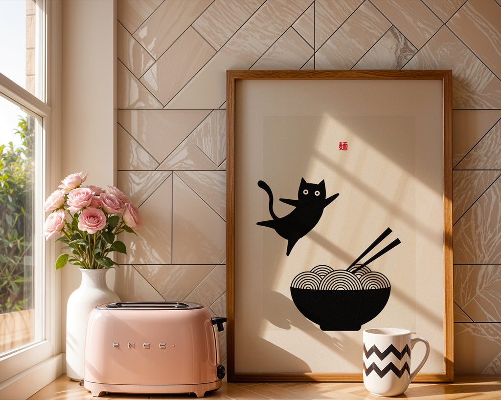 NOODLE CAT POSTER I