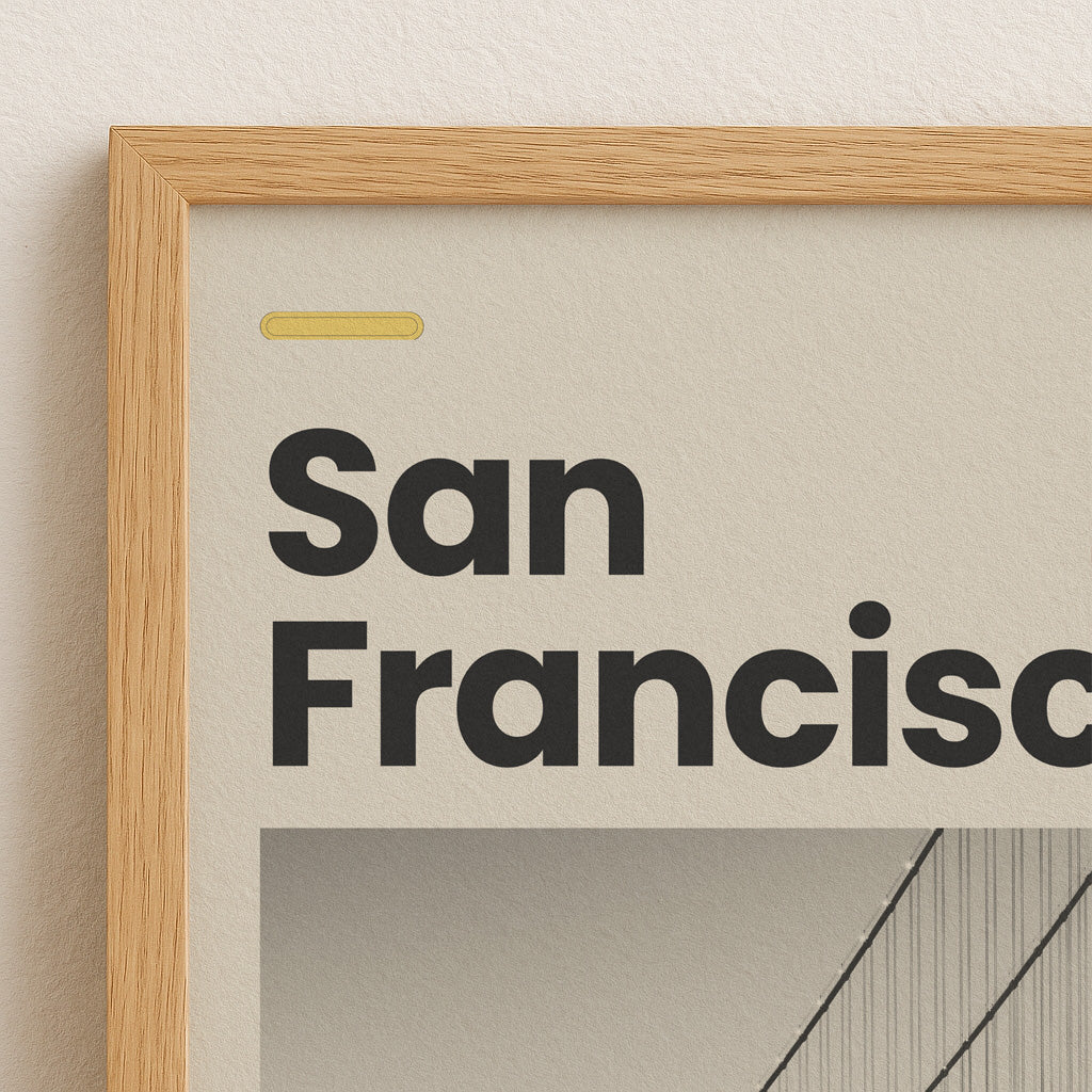 SAN FRANCISCO BAY BRIDGE POSTER