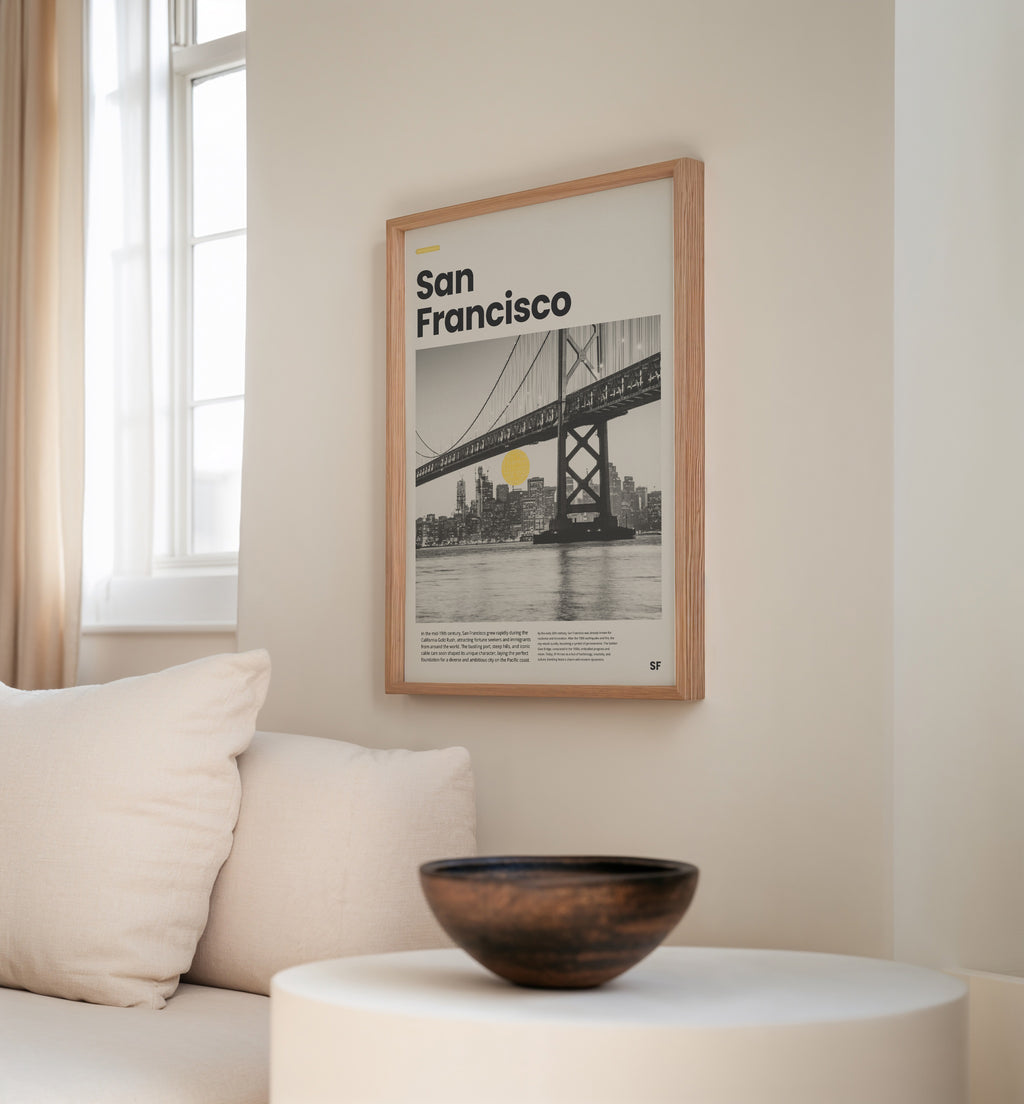 SAN FRANCISCO BAY BRIDGE POSTER