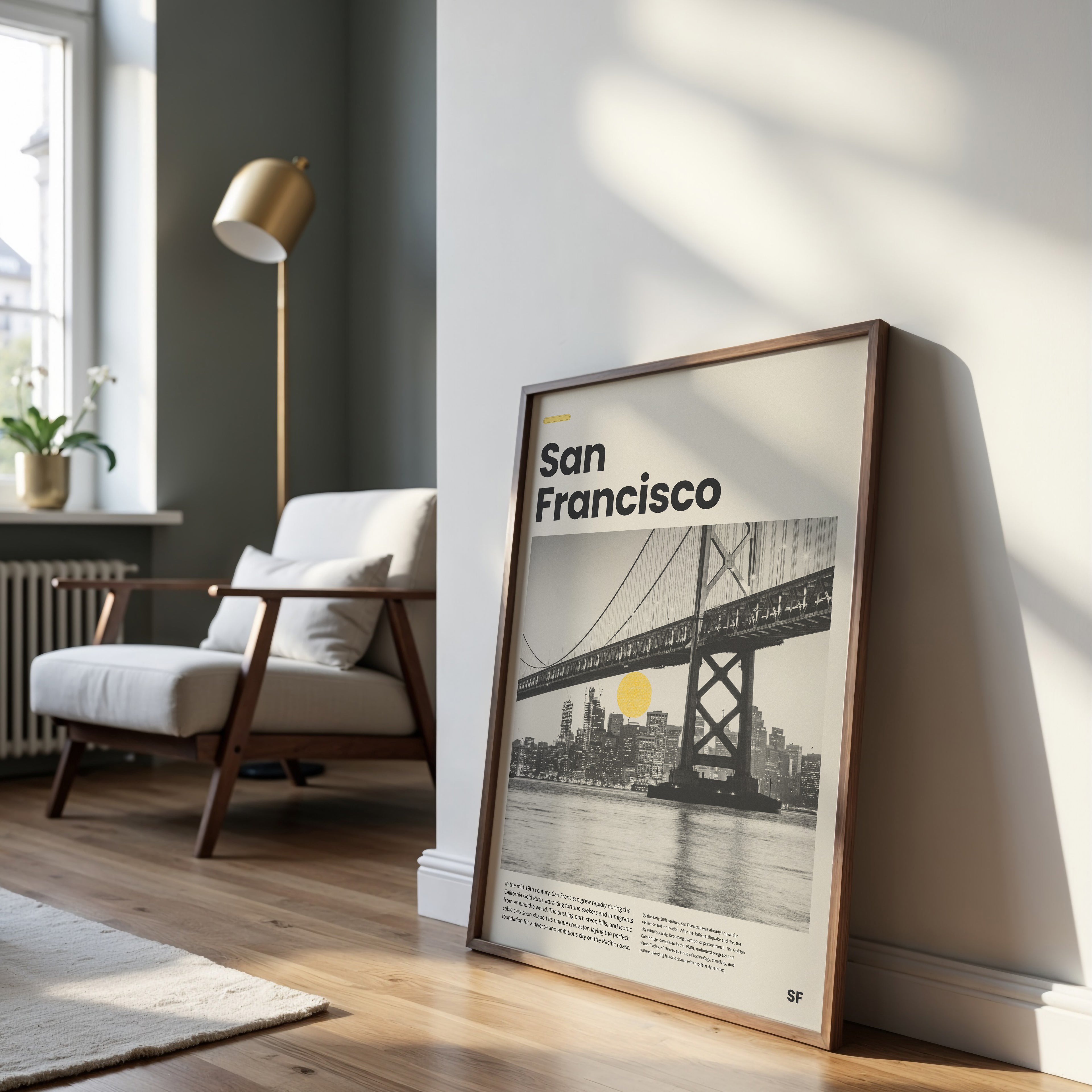 SAN FRANCISCO BAY BRIDGE POSTER