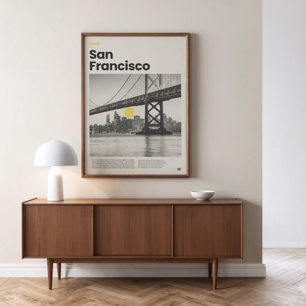 SAN FRANCISCO BAY BRIDGE POSTER