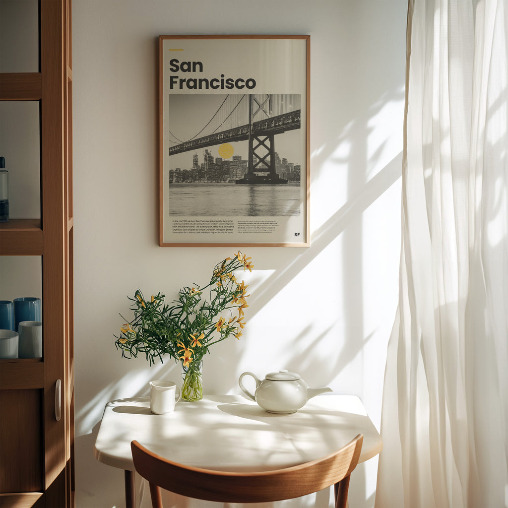 SAN FRANCISCO BAY BRIDGE POSTER