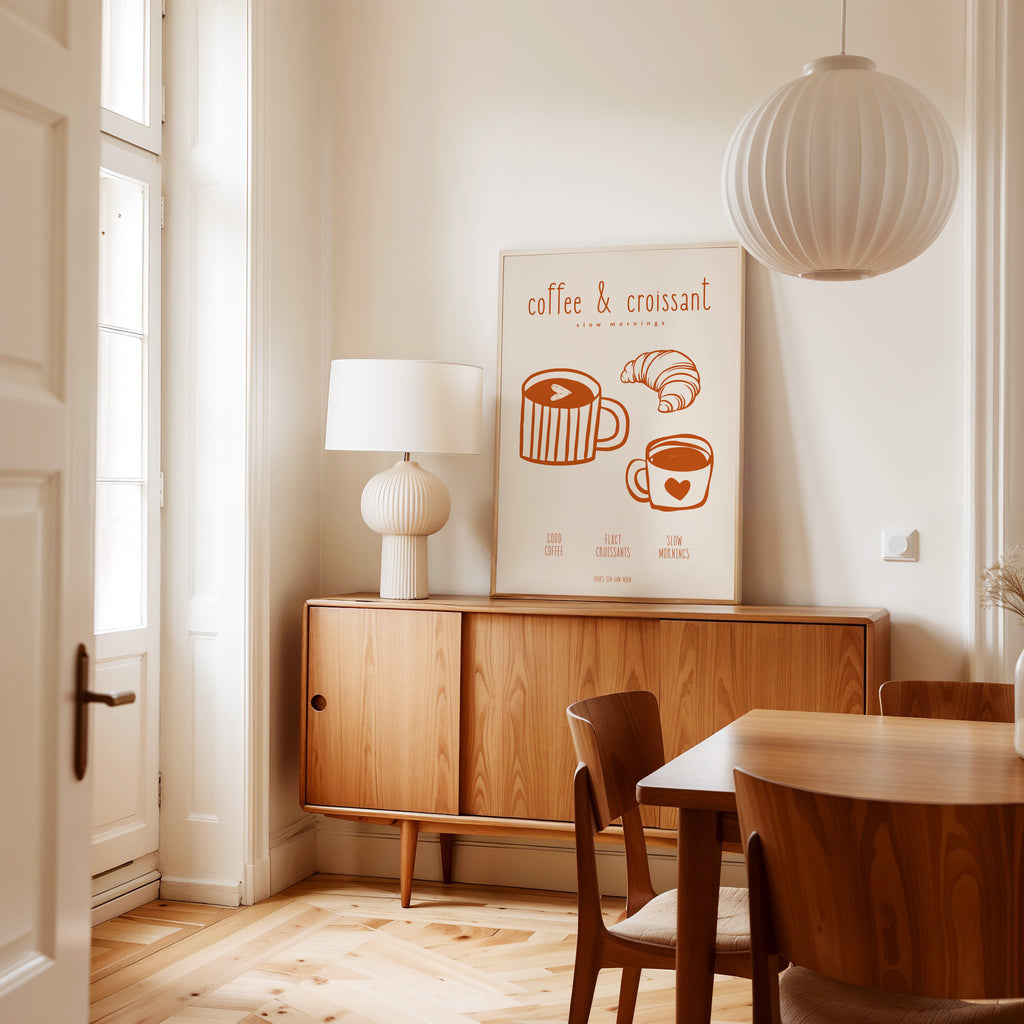 COFFEE & CROISSANT POSTER