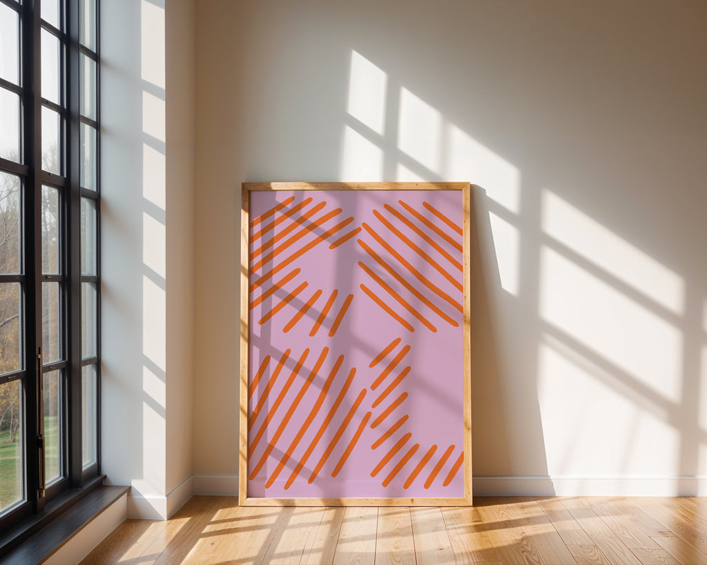COOL ABSTRACT LINES POSTER