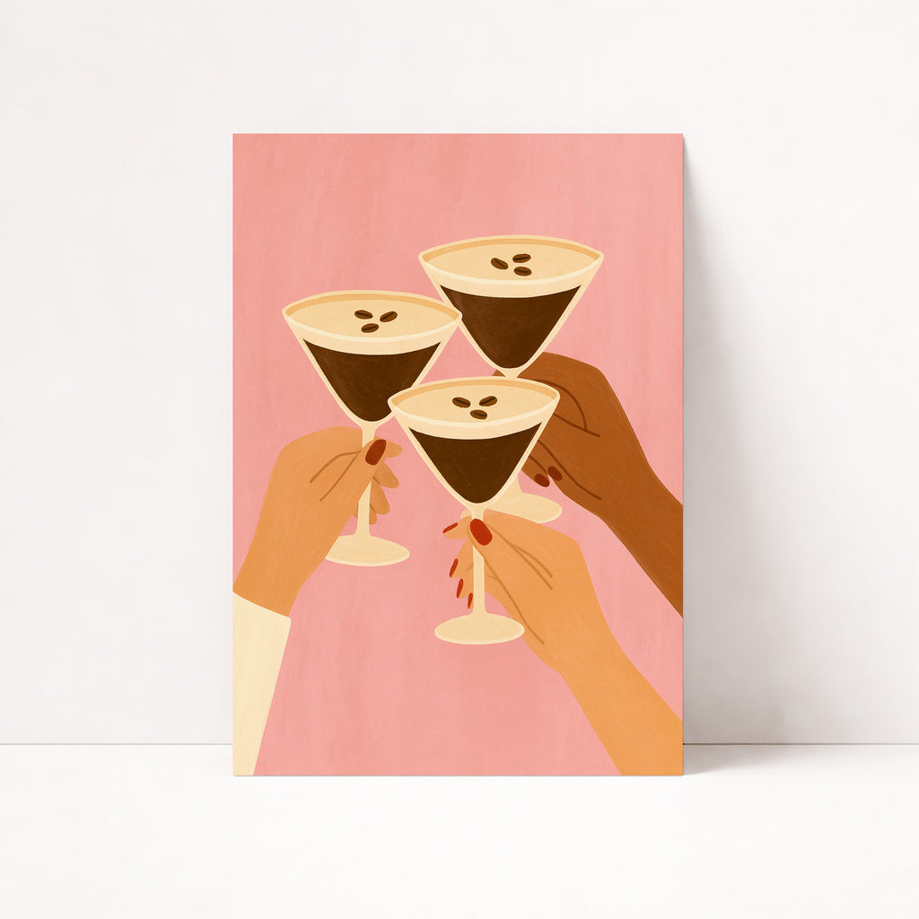 CHEERS ESPRESSO MARTINI POSTER