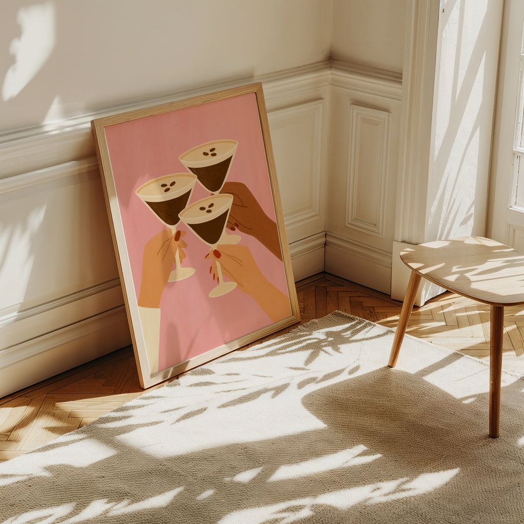 CHEERS ESPRESSO MARTINI POSTER