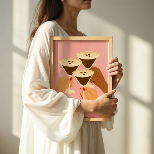 CHEERS ESPRESSO MARTINI POSTER