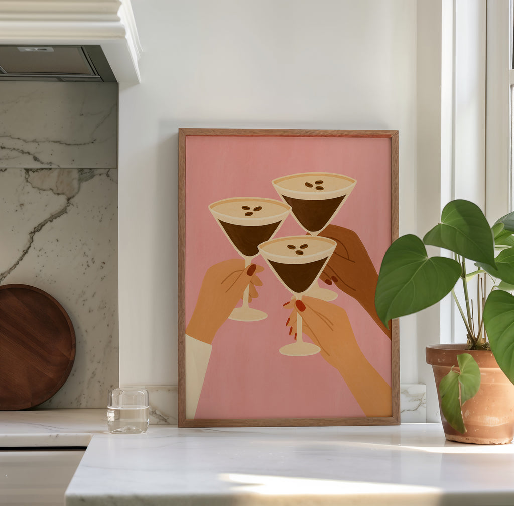 CHEERS ESPRESSO MARTINI POSTER