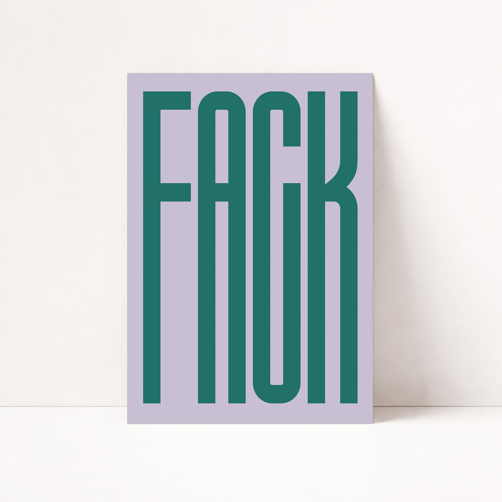 FACK POSTER