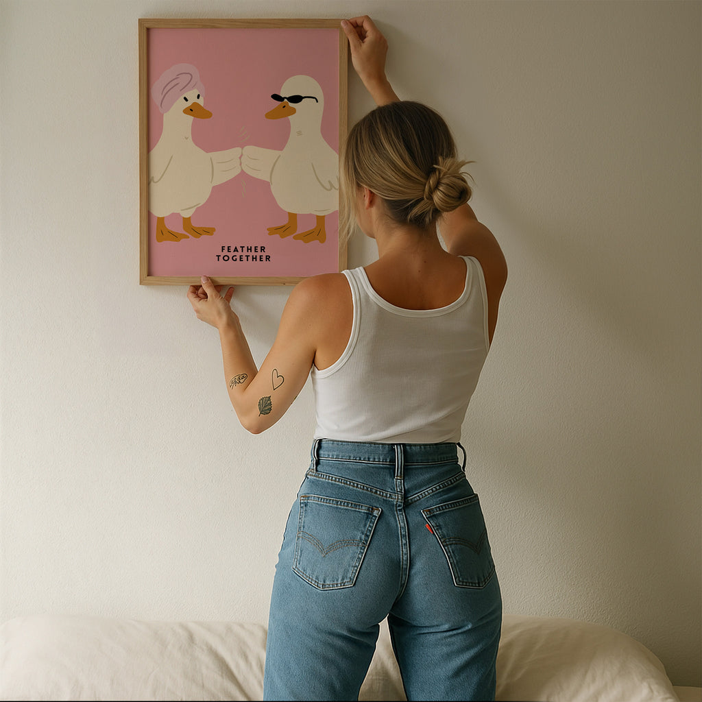 FEATHER TOGETHER POSTER