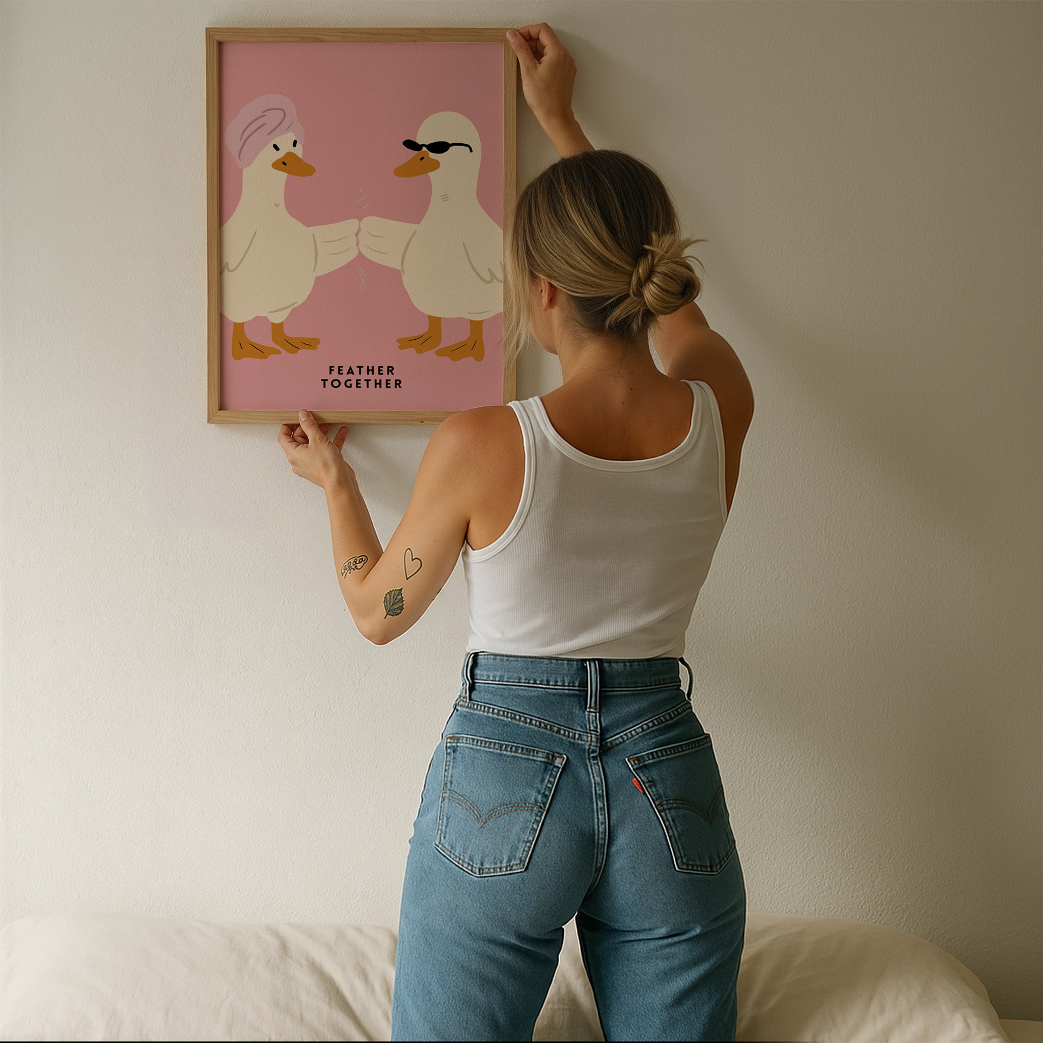 FEATHER TOGETHER POSTER
