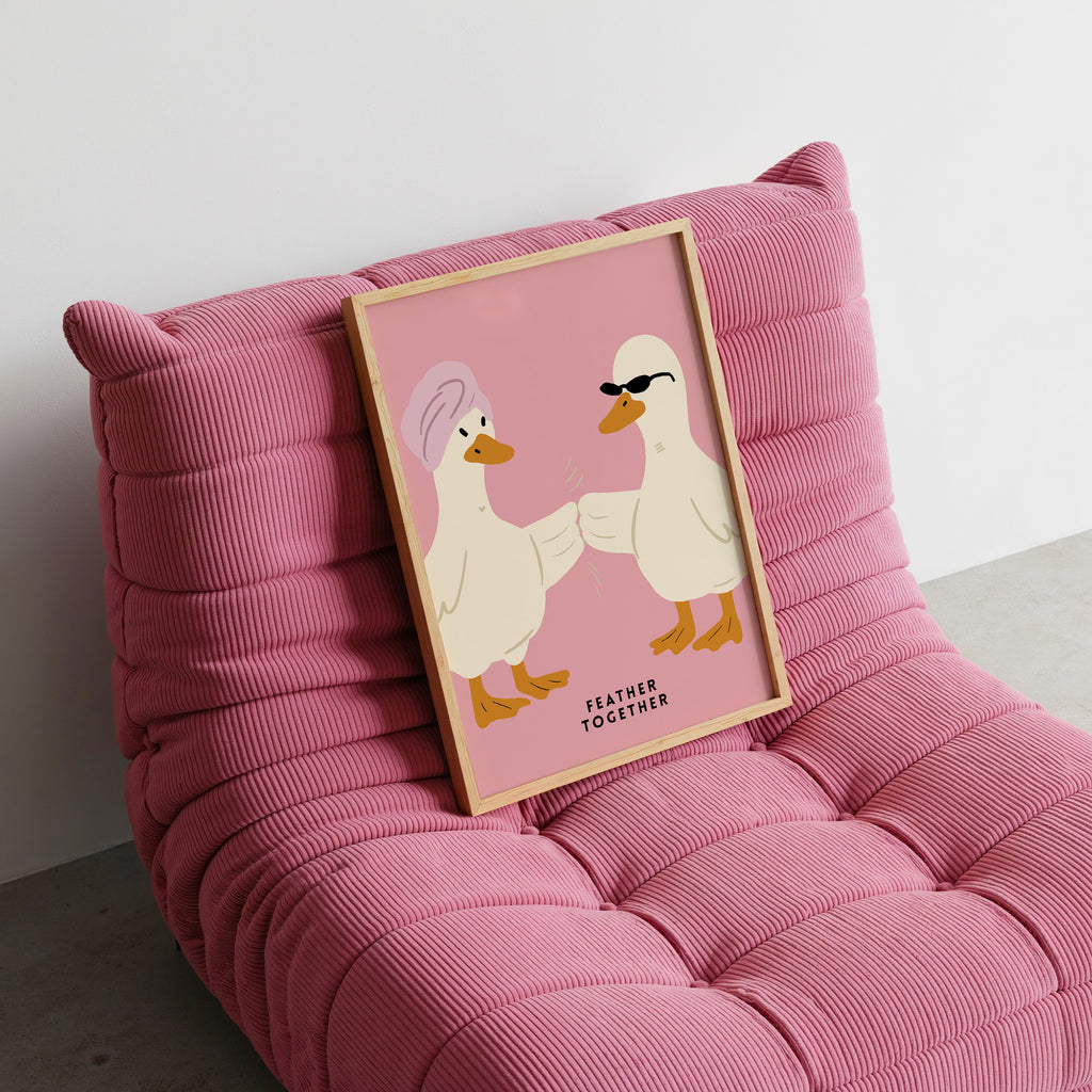 FEATHER TOGETHER POSTER