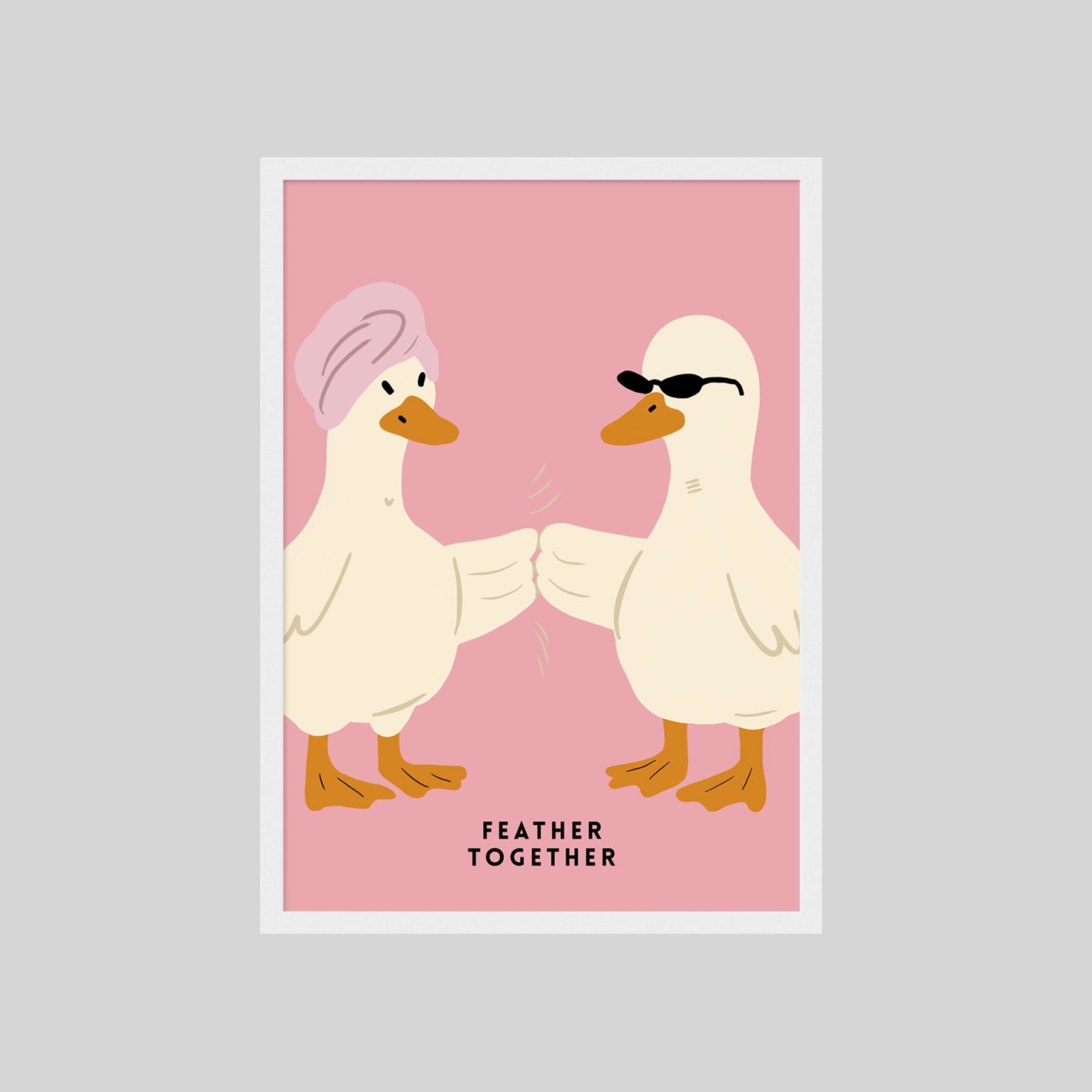 FEATHER TOGETHER POSTER