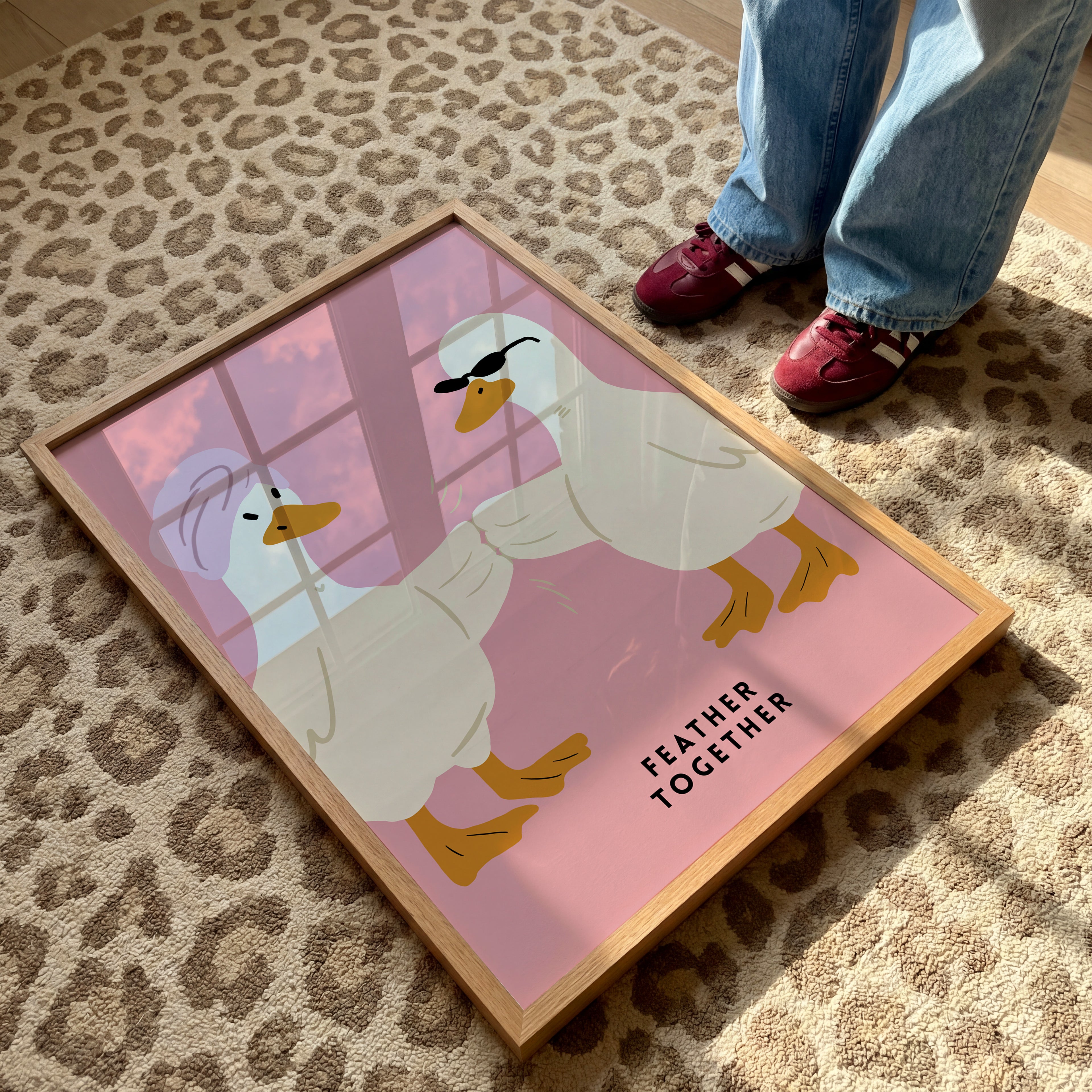 FEATHER TOGETHER POSTER