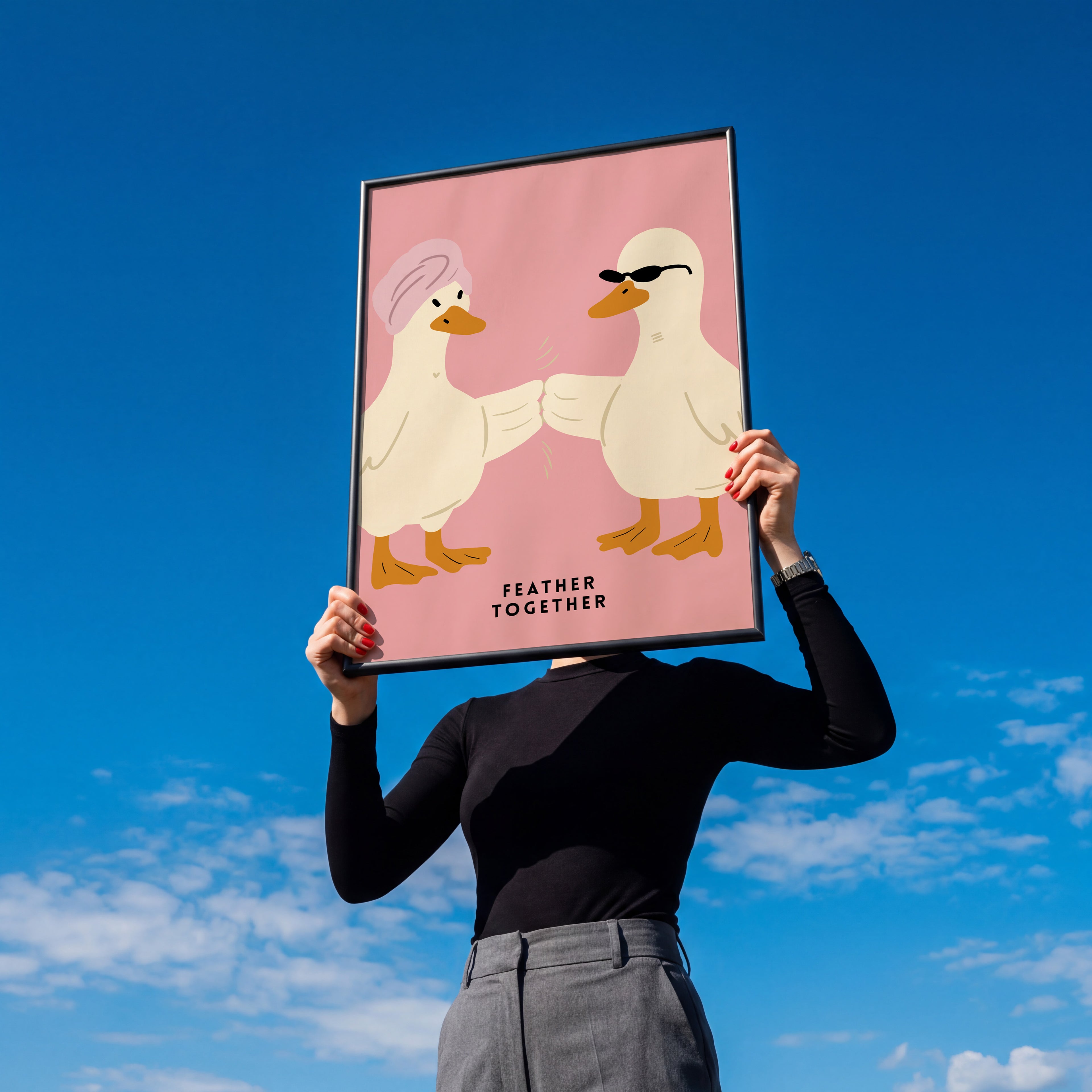 FEATHER TOGETHER POSTER