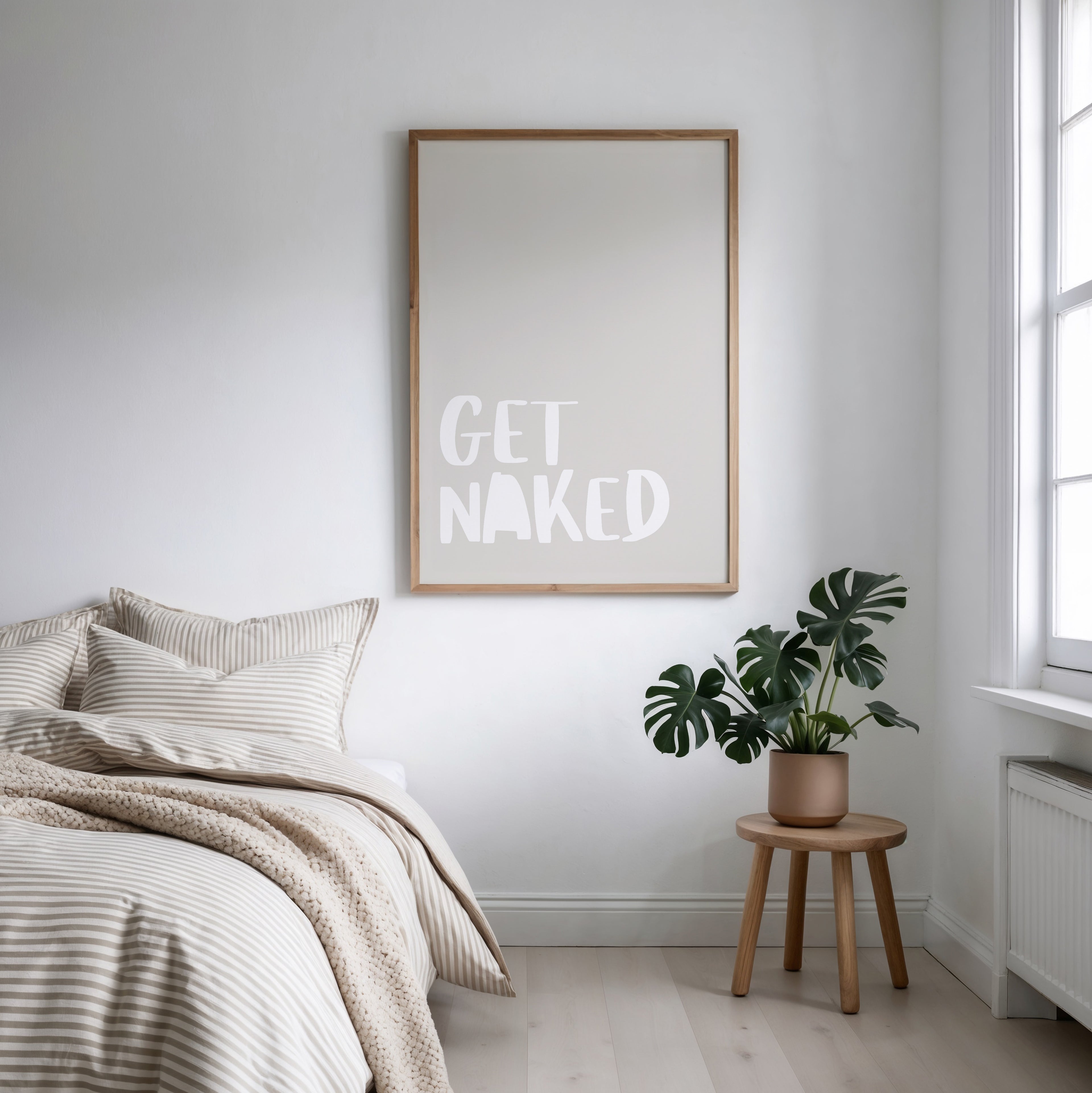 GET NAKED POSTER
