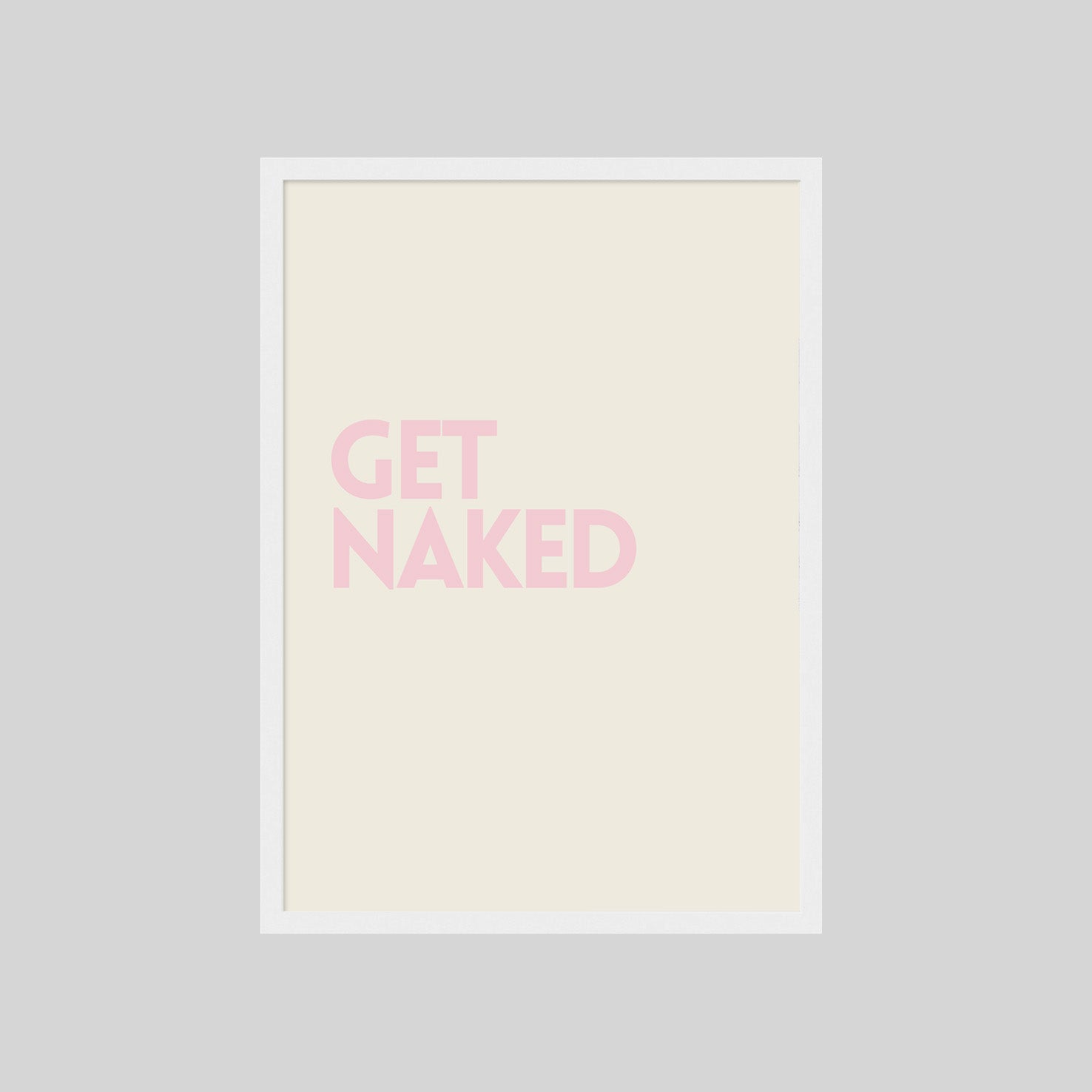 GET NAKED ROSA POSTER