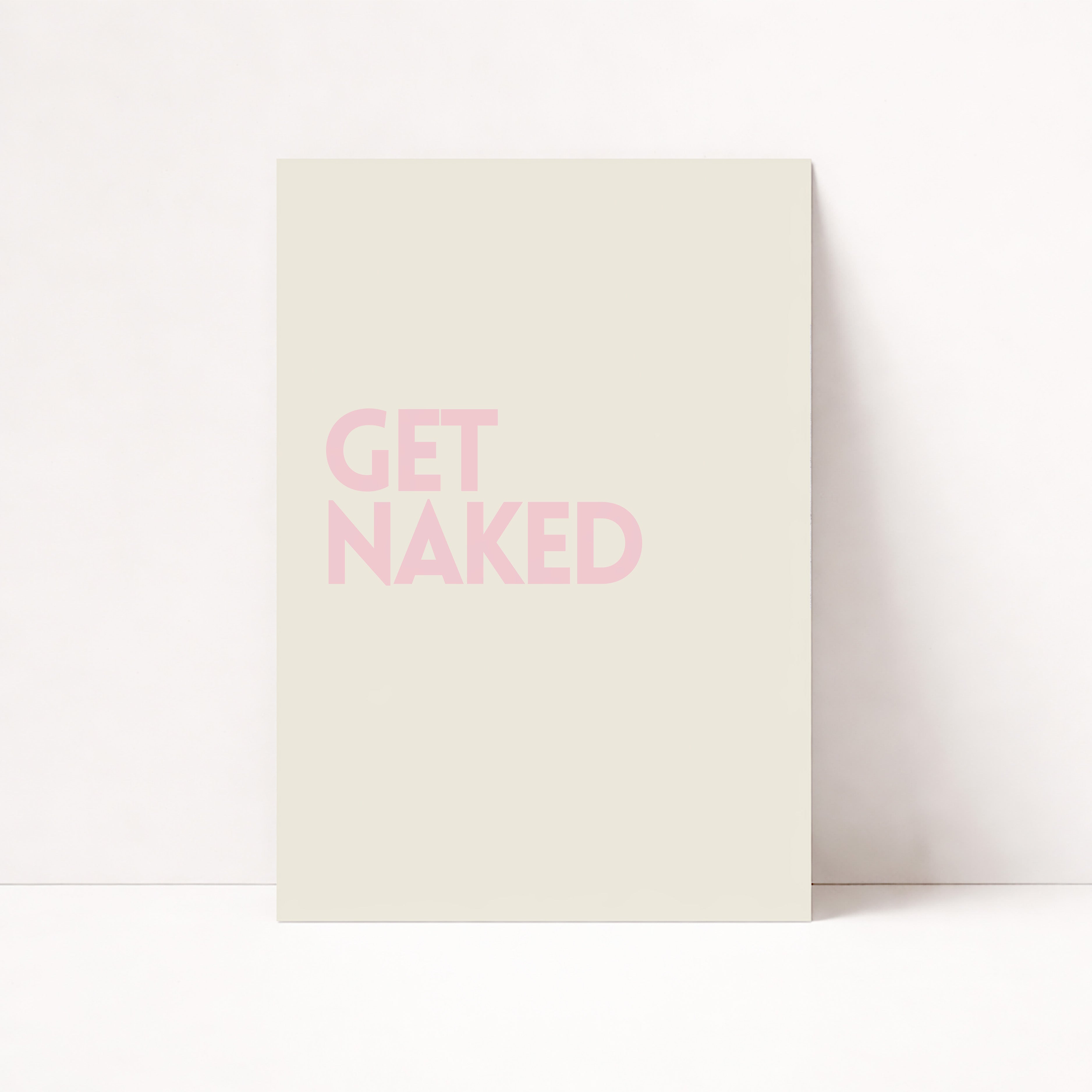 GET NAKED ROSA POSTER