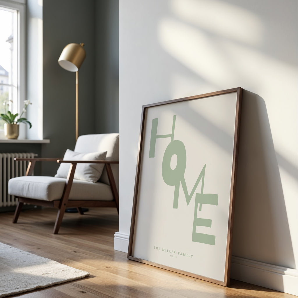 PERSONALISIERTES HOME POSTER