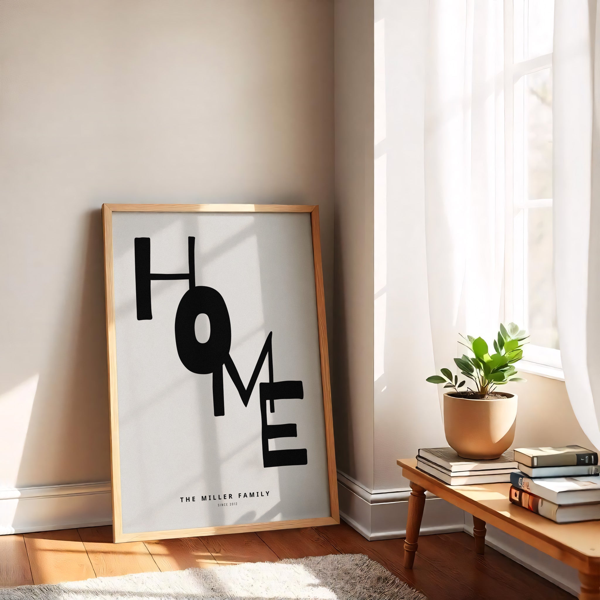 PERSONALISIERTES HOME POSTER