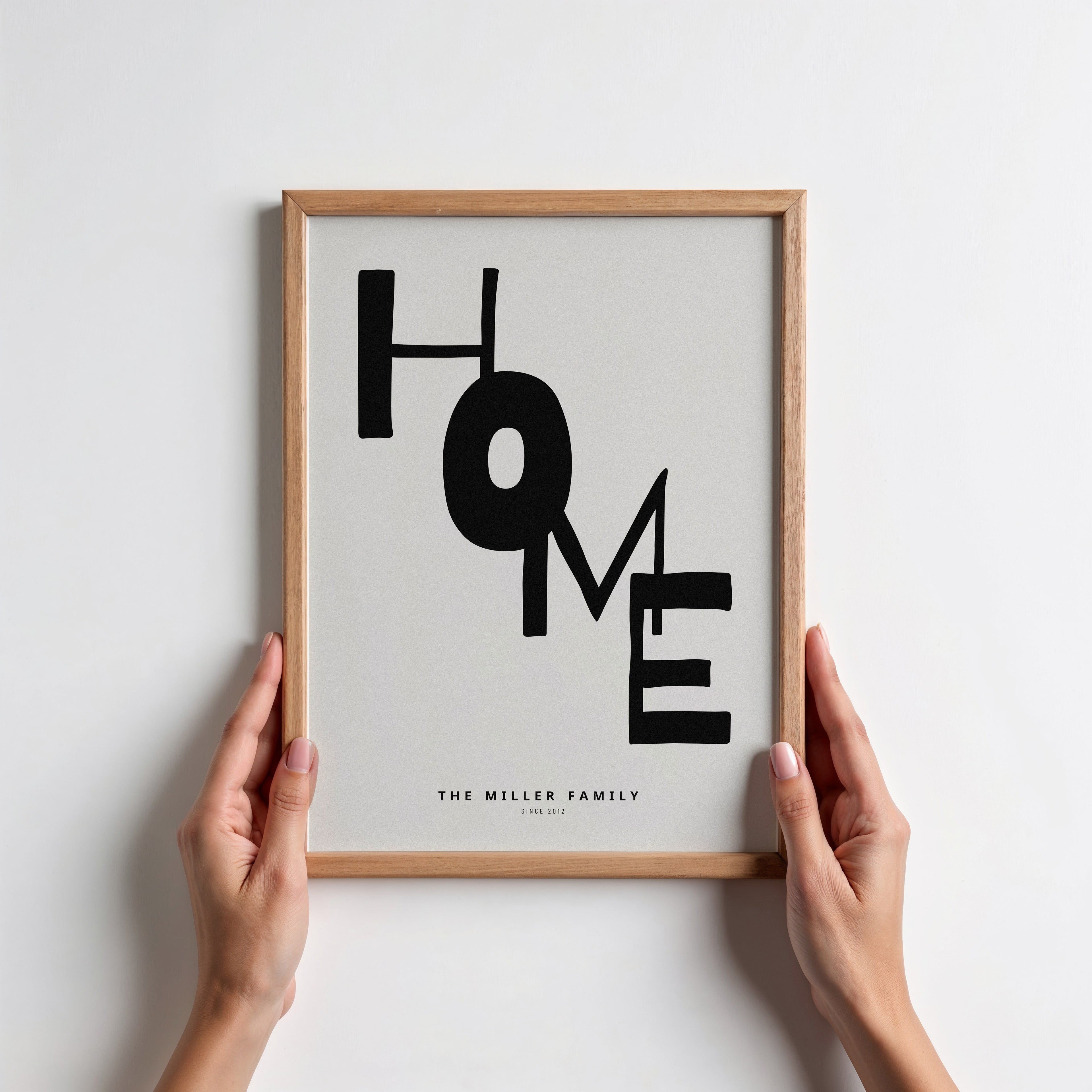 PERSONALISIERTES HOME POSTER