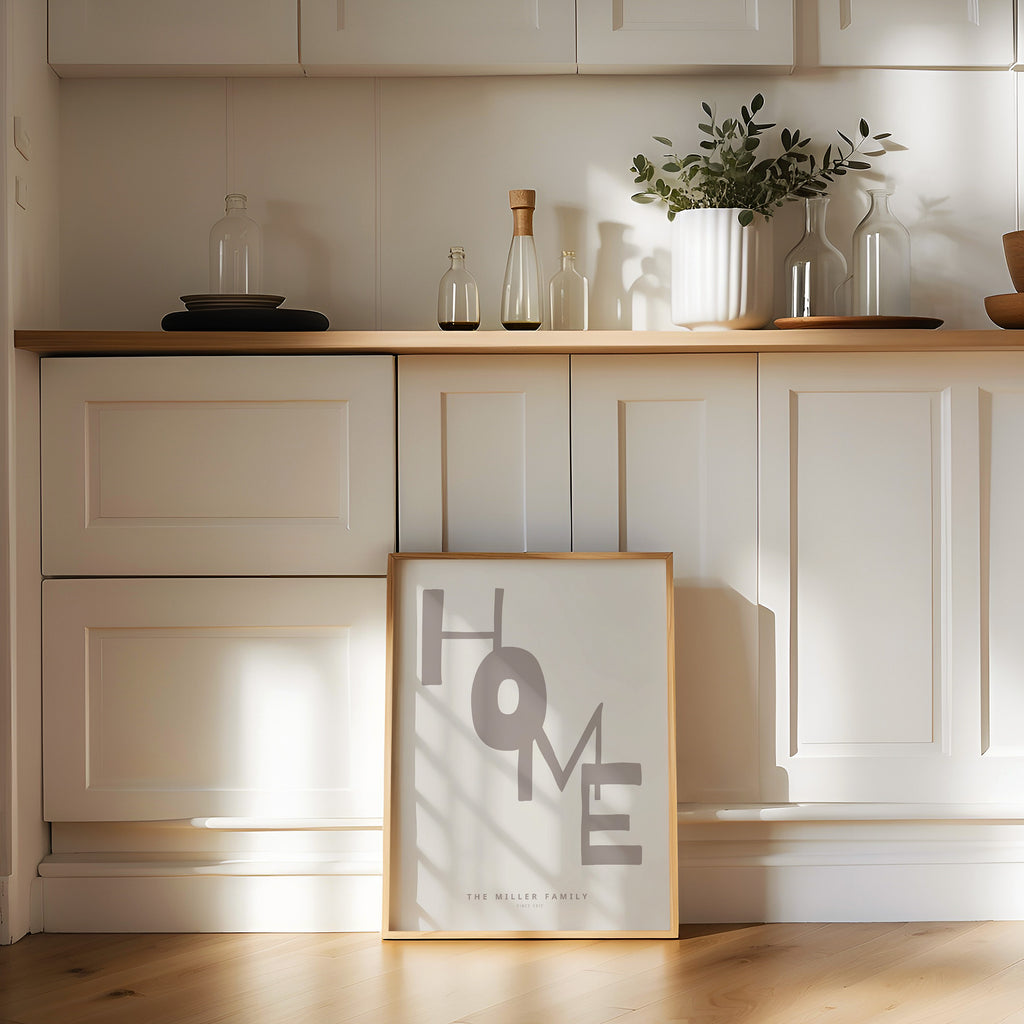 PERSONALISIERTES HOME POSTER