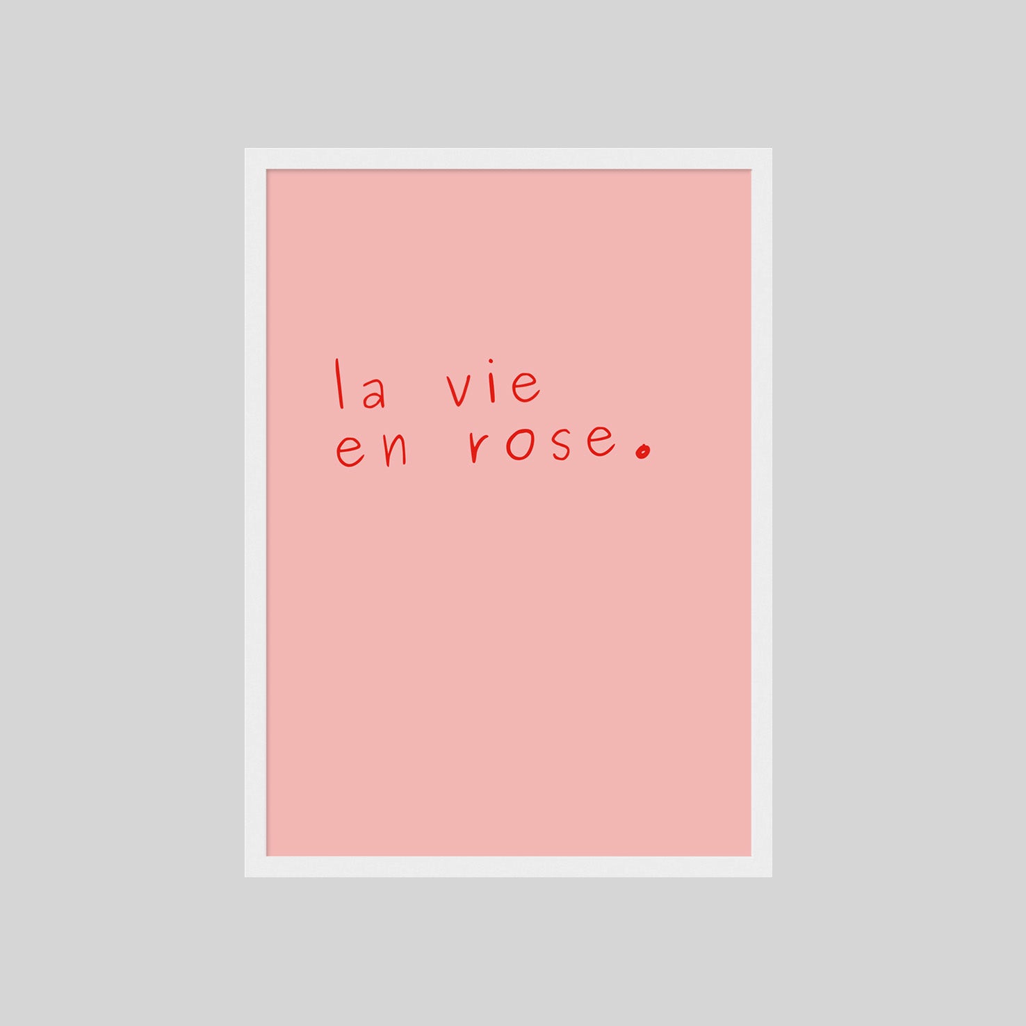LA VIE EN ROSE POSTER