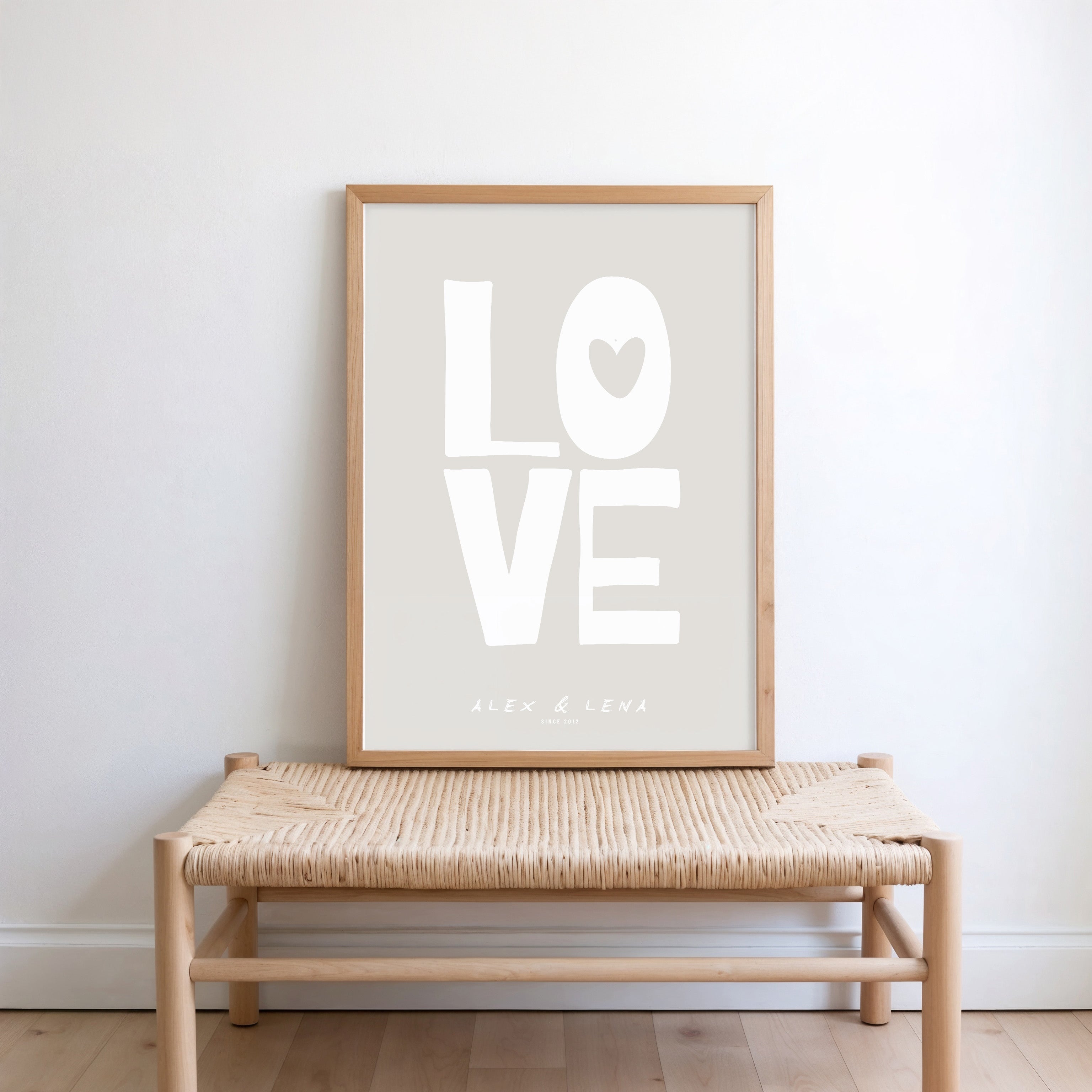 PERSONALISIERTES LOVE POSTER