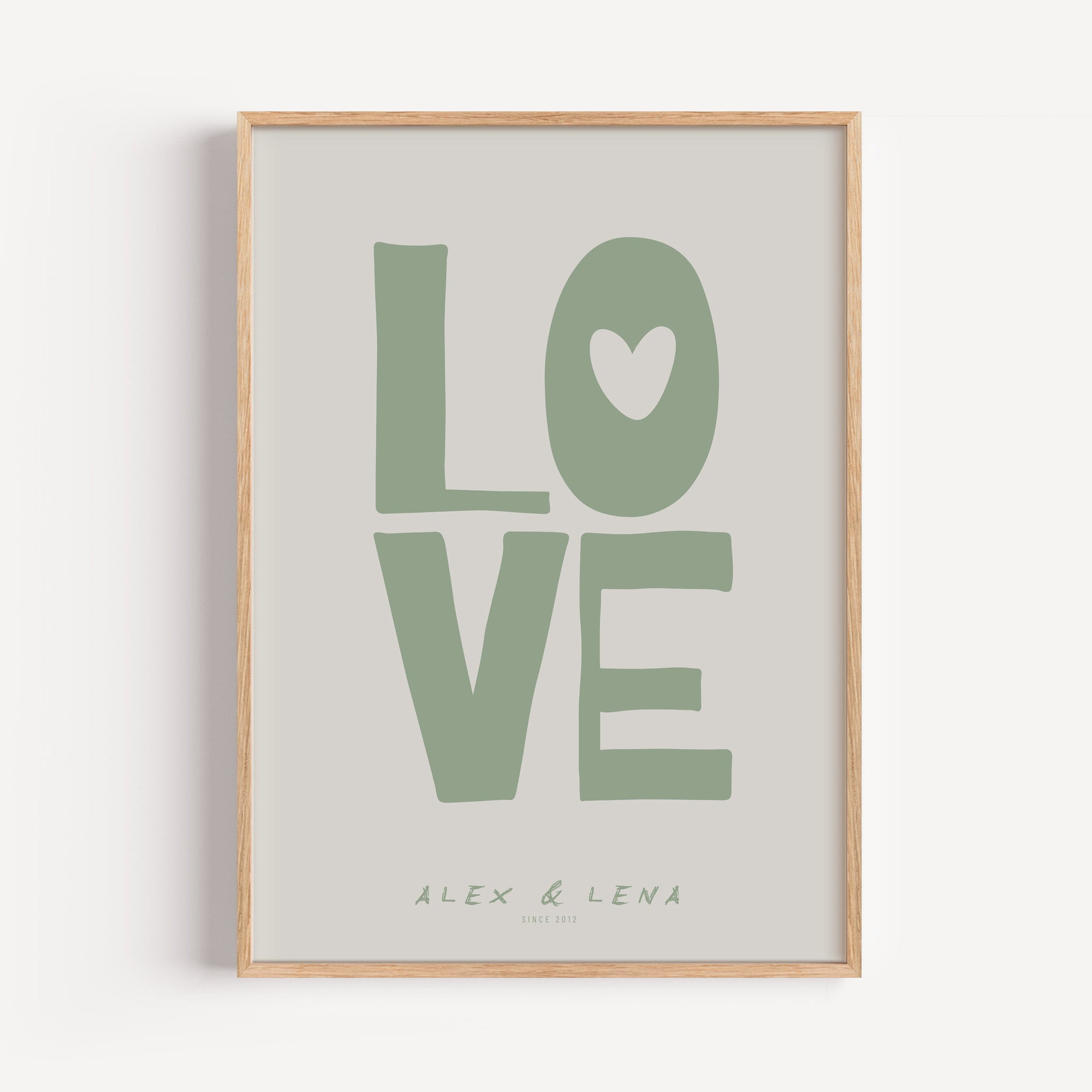 PERSONALISIERTES LOVE POSTER