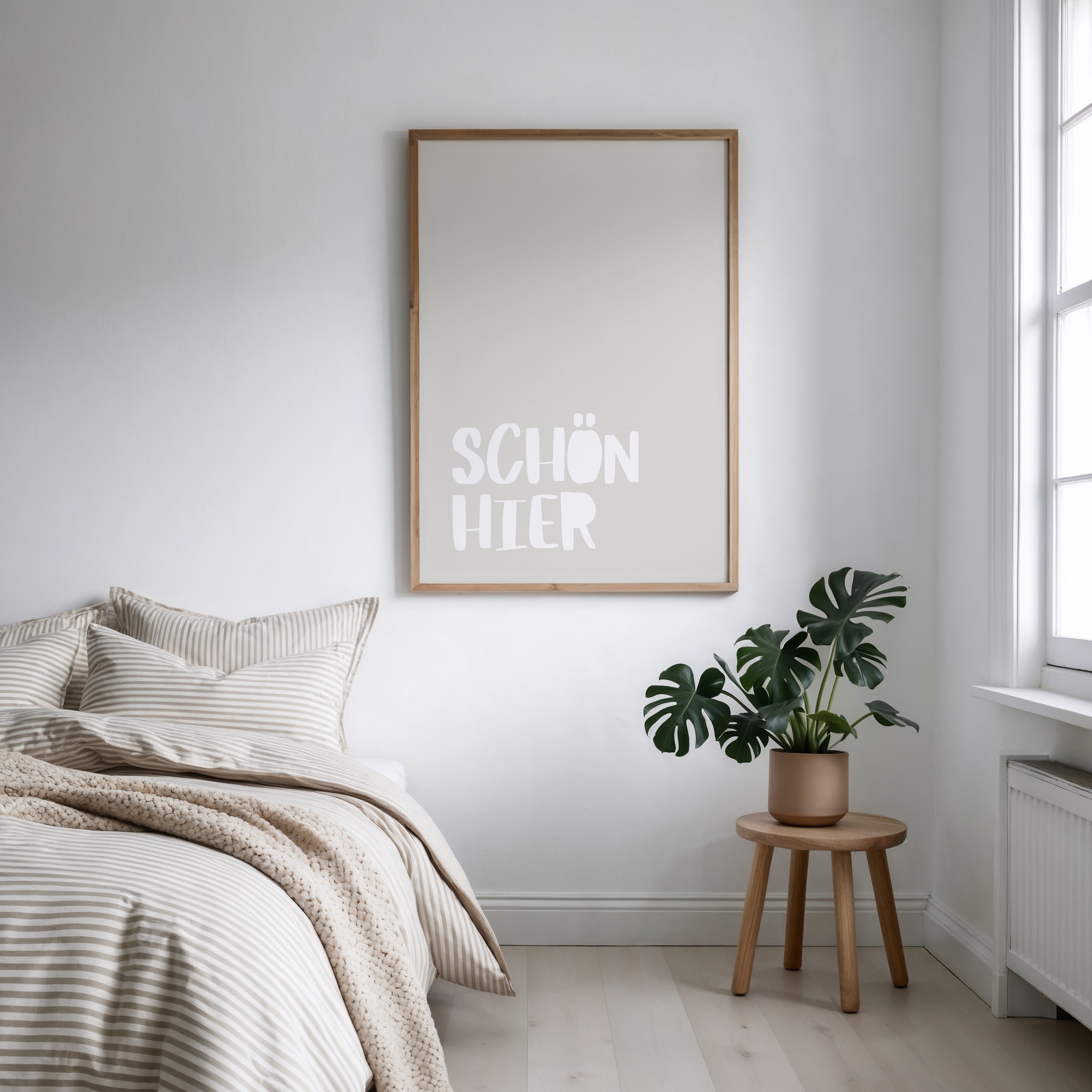 SCHÖN HIER POSTER