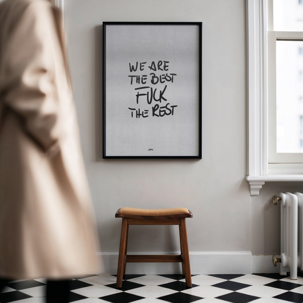 PERSONALISIERTES WE ARE THE BEST POSTER