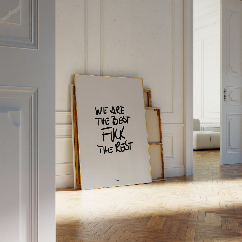 PERSONALISIERTES WE ARE THE BEST POSTER