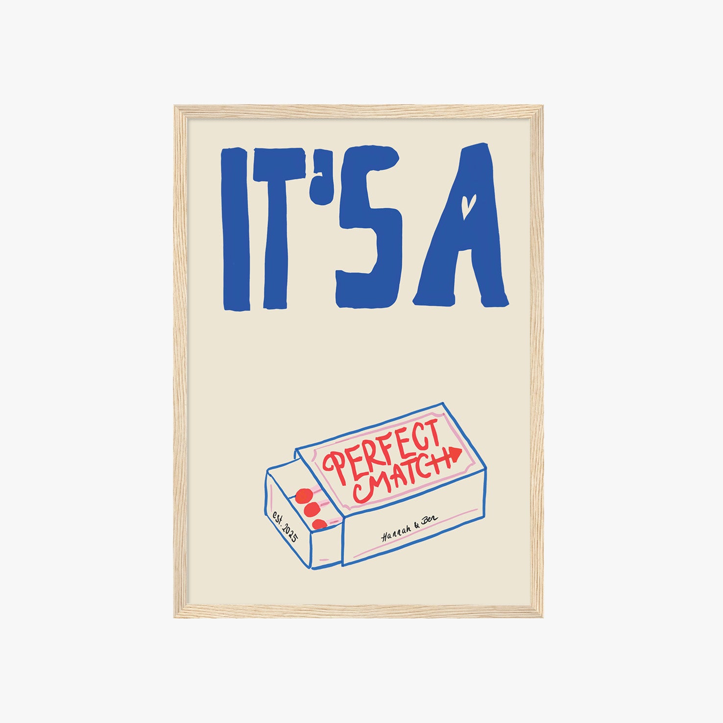 PERSONALISIERTES PERFECT MATCH POSTER