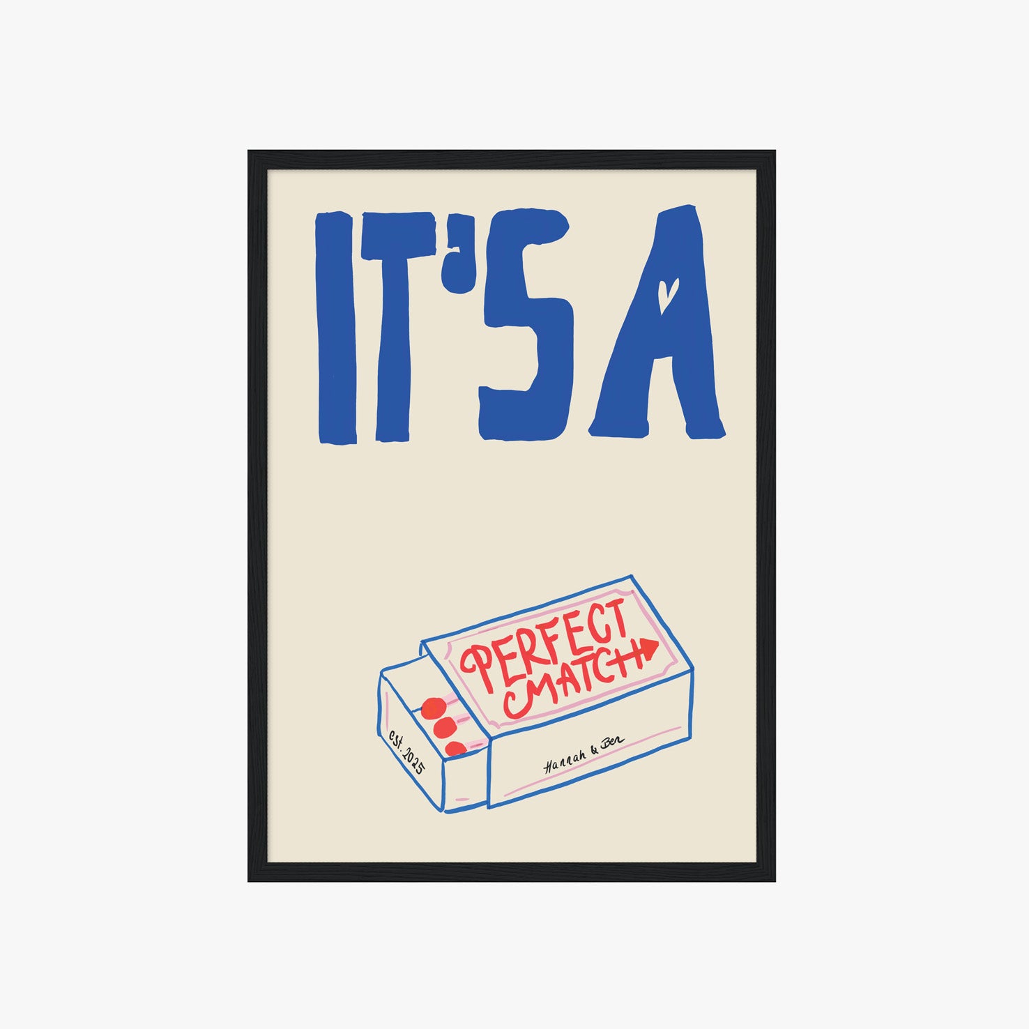 PERSONALISIERTES PERFECT MATCH POSTER