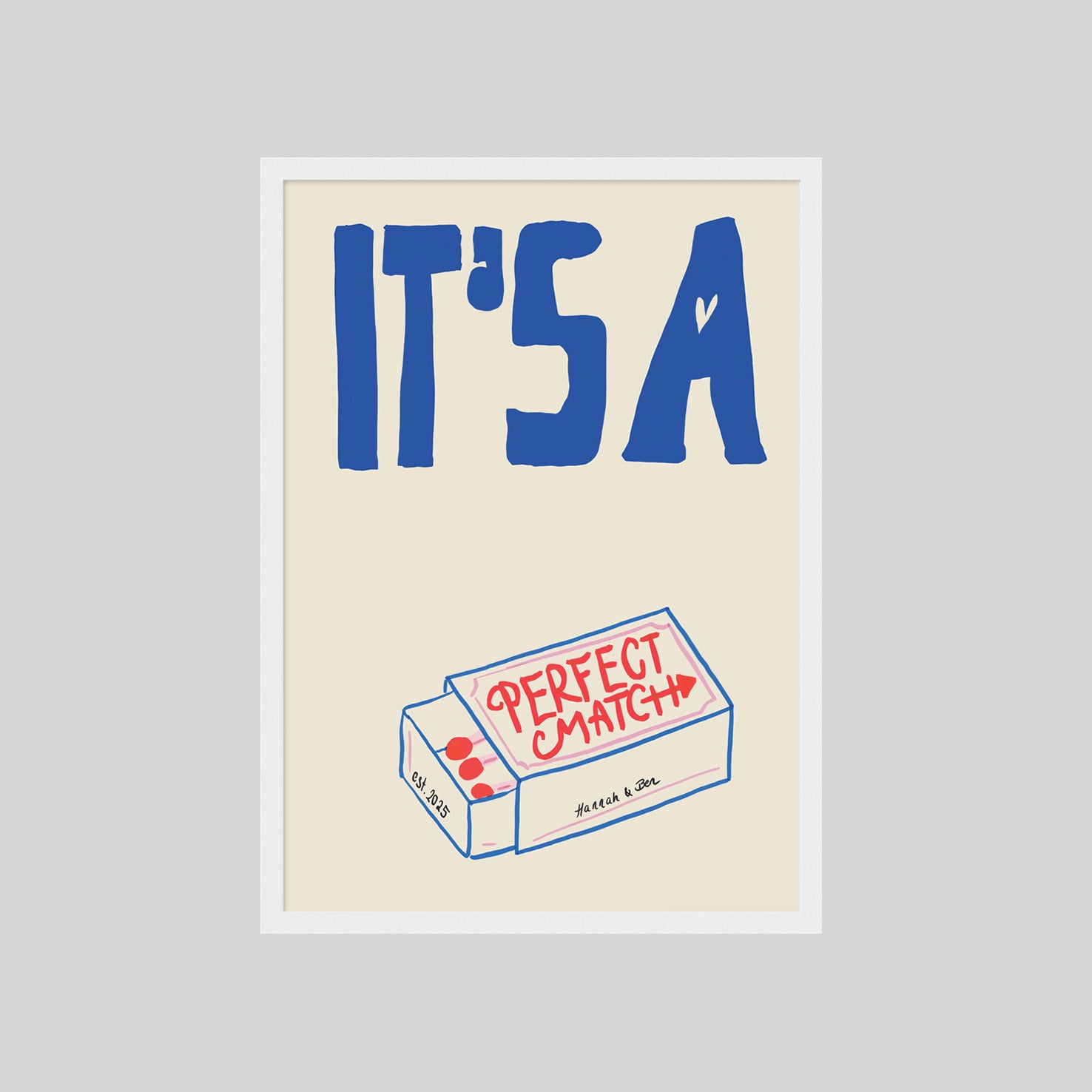 PERSONALISIERTES PERFECT MATCH POSTER