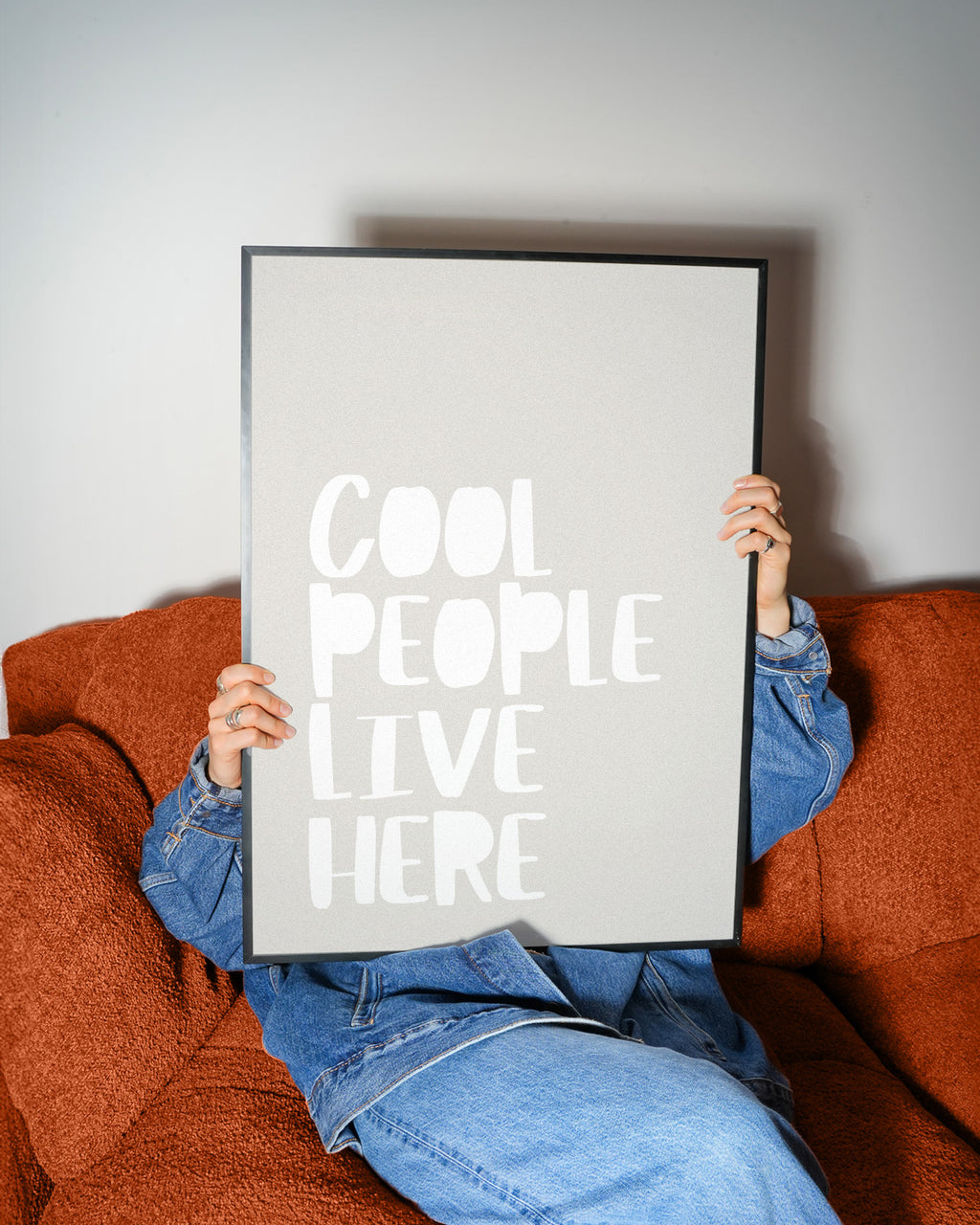 COOL PEOPLE LIVE HERE POSTER